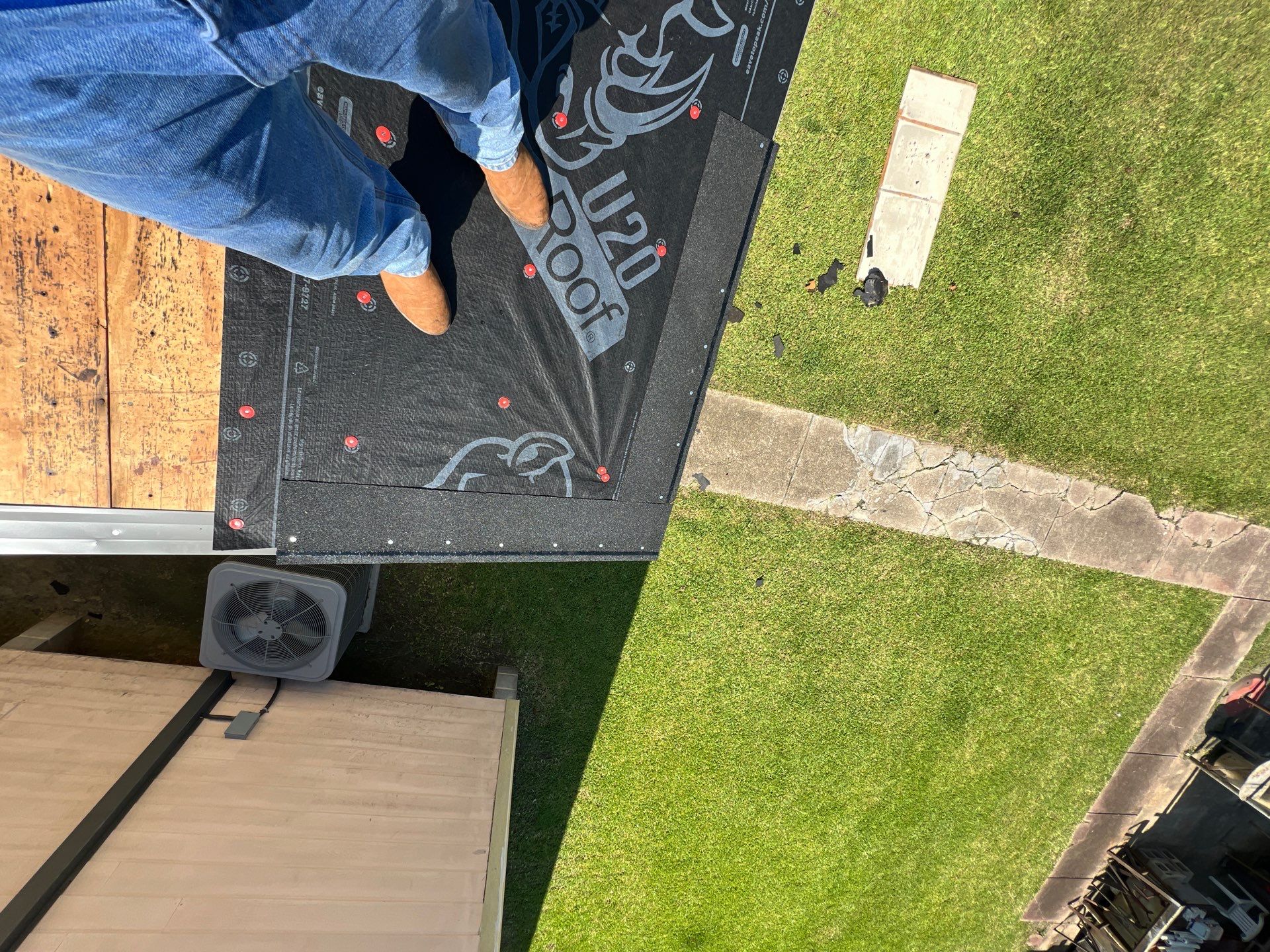 Residential Roofing Installation using Owen's Corning Duration (Lifetime) Shingles by Roof Repair Company