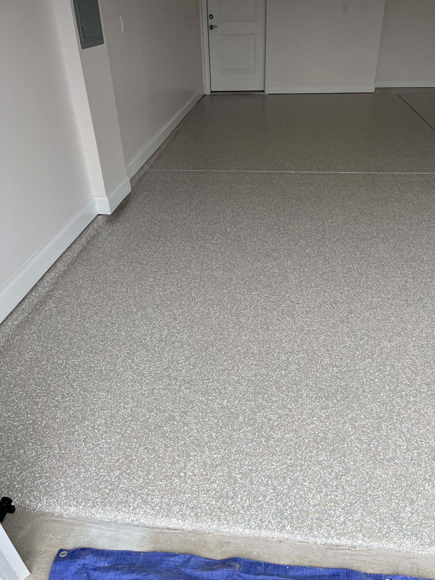 Garage Floor Coating using Custom Color by My Garage Floor Guys