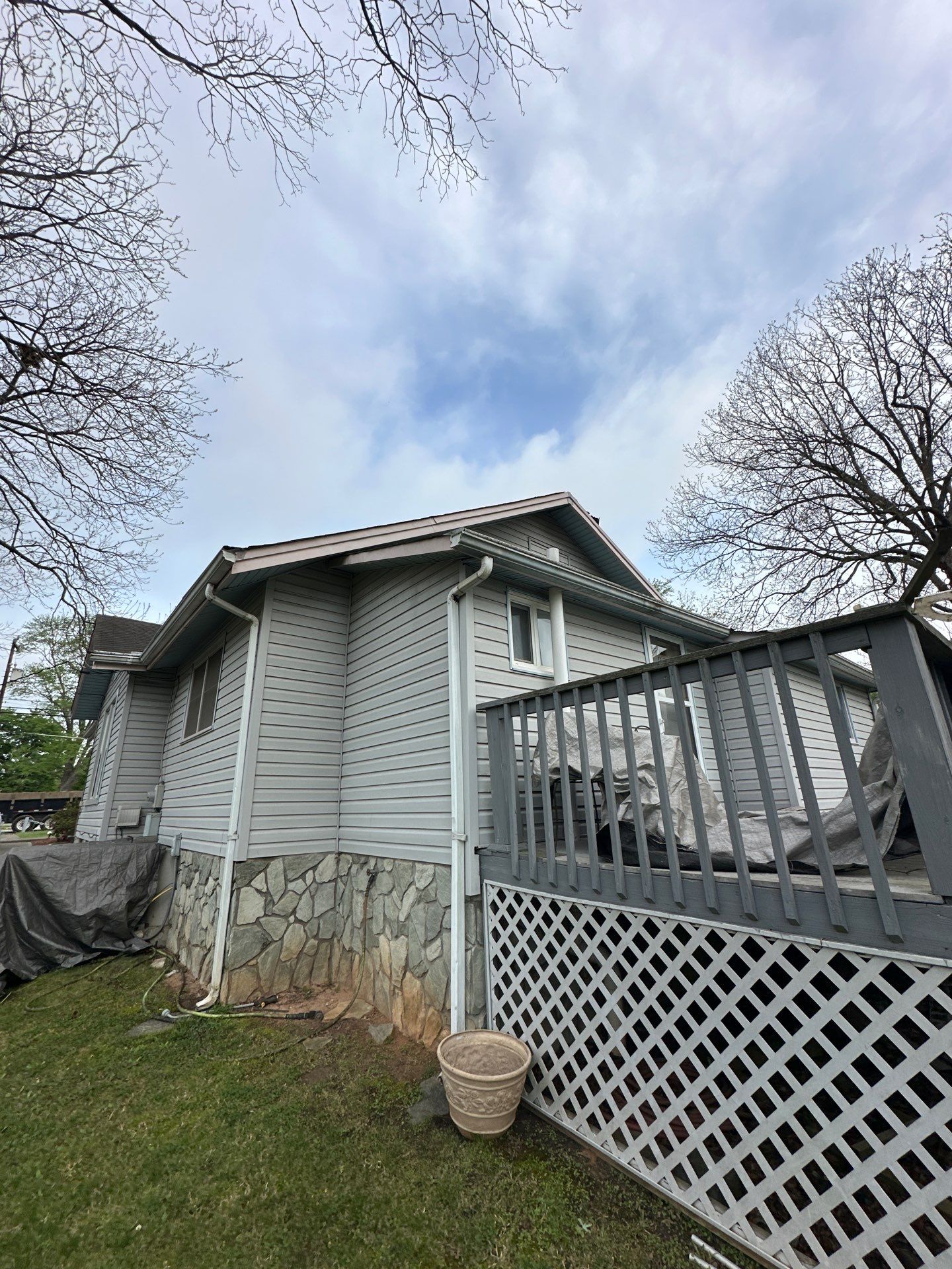 6" Seamless Low Gloss White Gutters and Guards  by Peak 2 Peak Services LLC