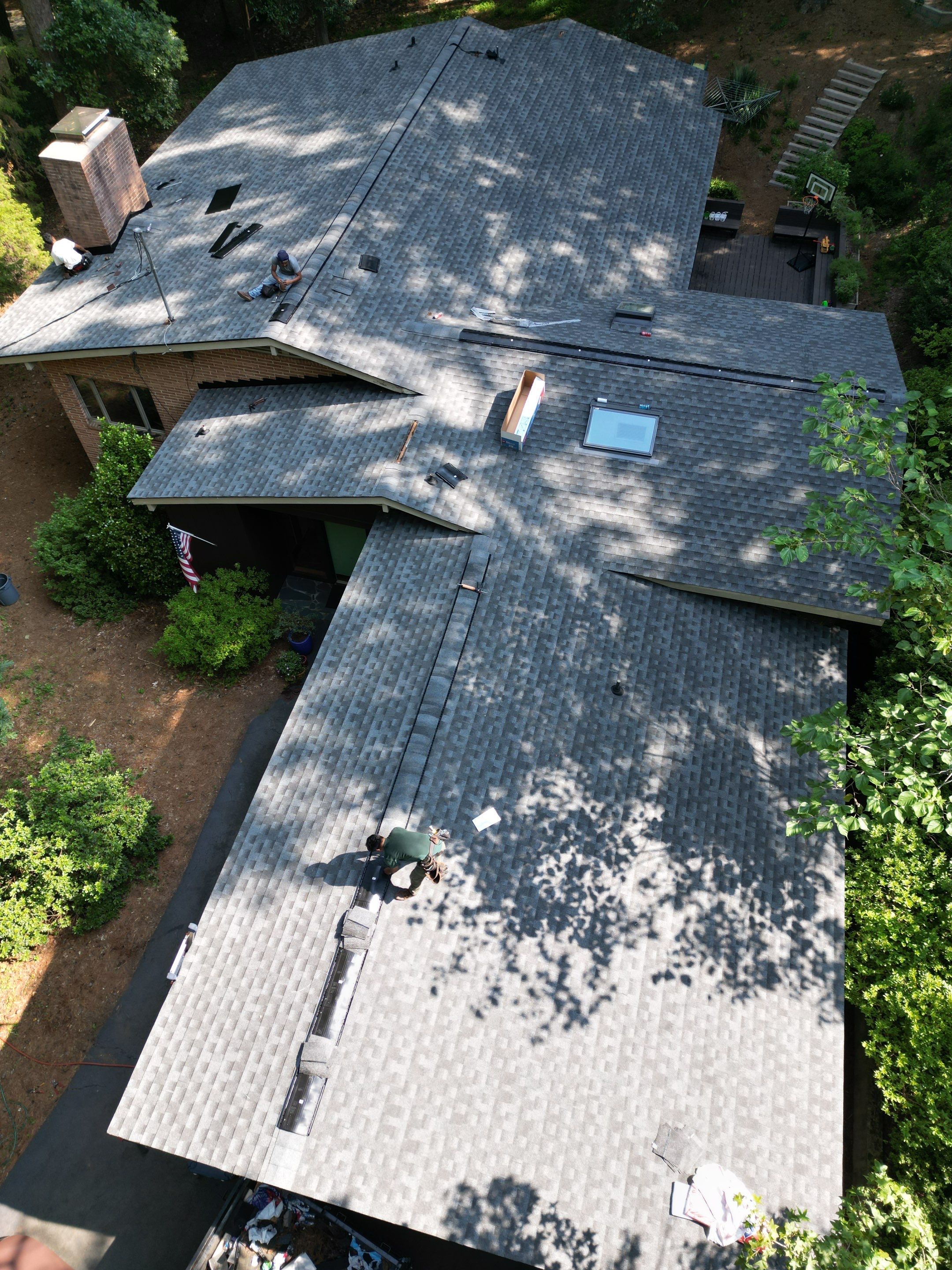 Roof Replacement - GAF Timberline HDZ Pewter Gray  by Pro Performance Roofing