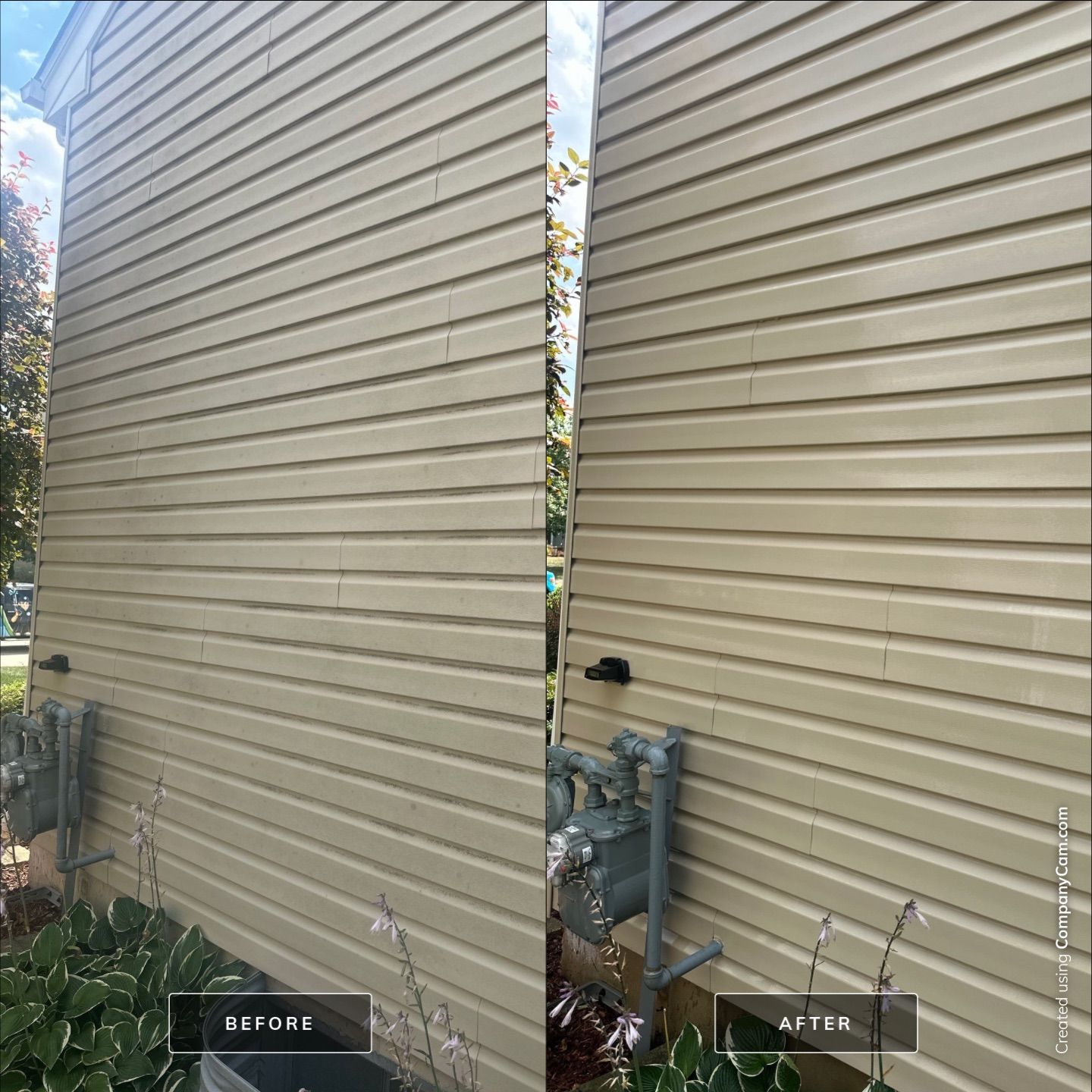 Project in Streamwood by Simmons Power & Soft Washing