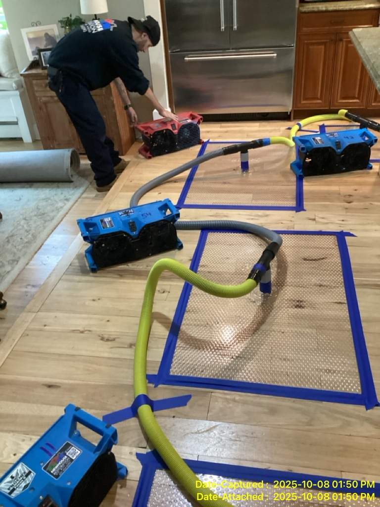 Water Damage in Kitchen by Newhouse Restoration