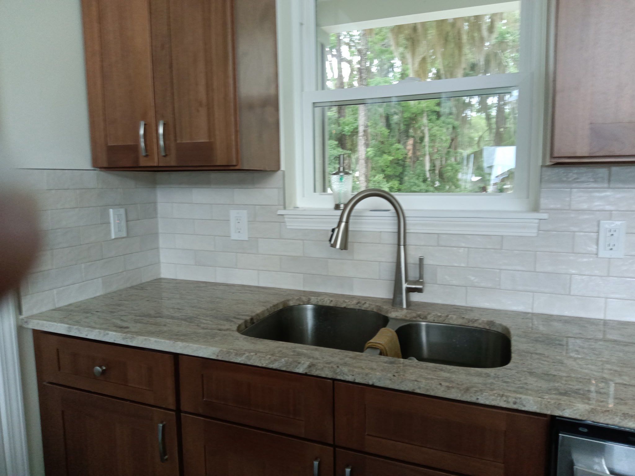 Backsplash Fix From Previous Install by Axtra Hand