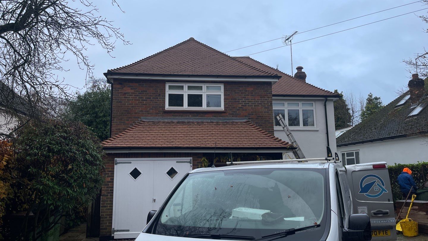 Roof Cleaning and Biocide Treatment using Honda 15lpm Low Pressure Washing Machine by Ges Exterior Cleaning ltd