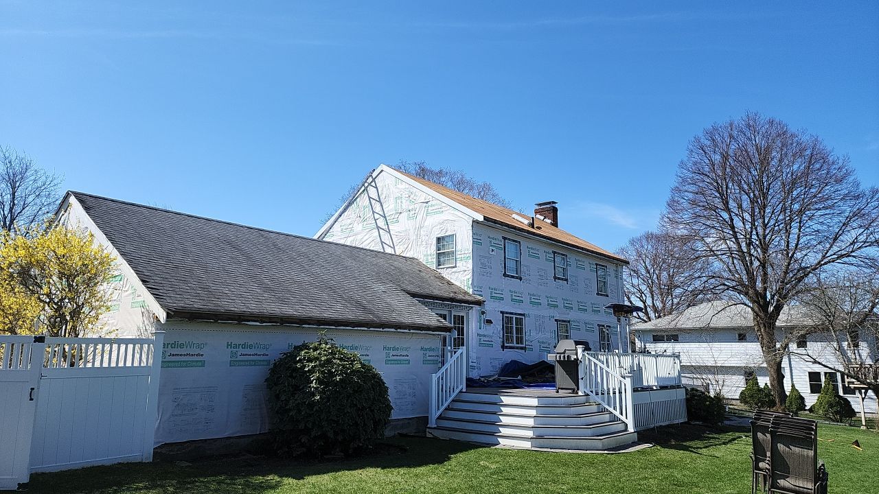 Siding Installation using James Hardie by UBrothers Construction