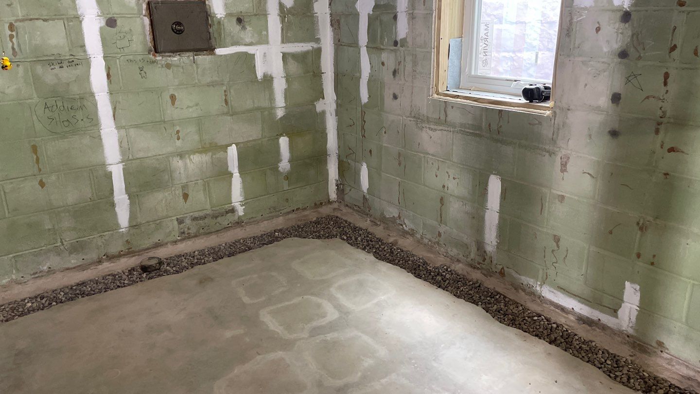 Interior Drain Tile & Wall Drainage in Southwest Minneapolis by Waterproofing Northeast