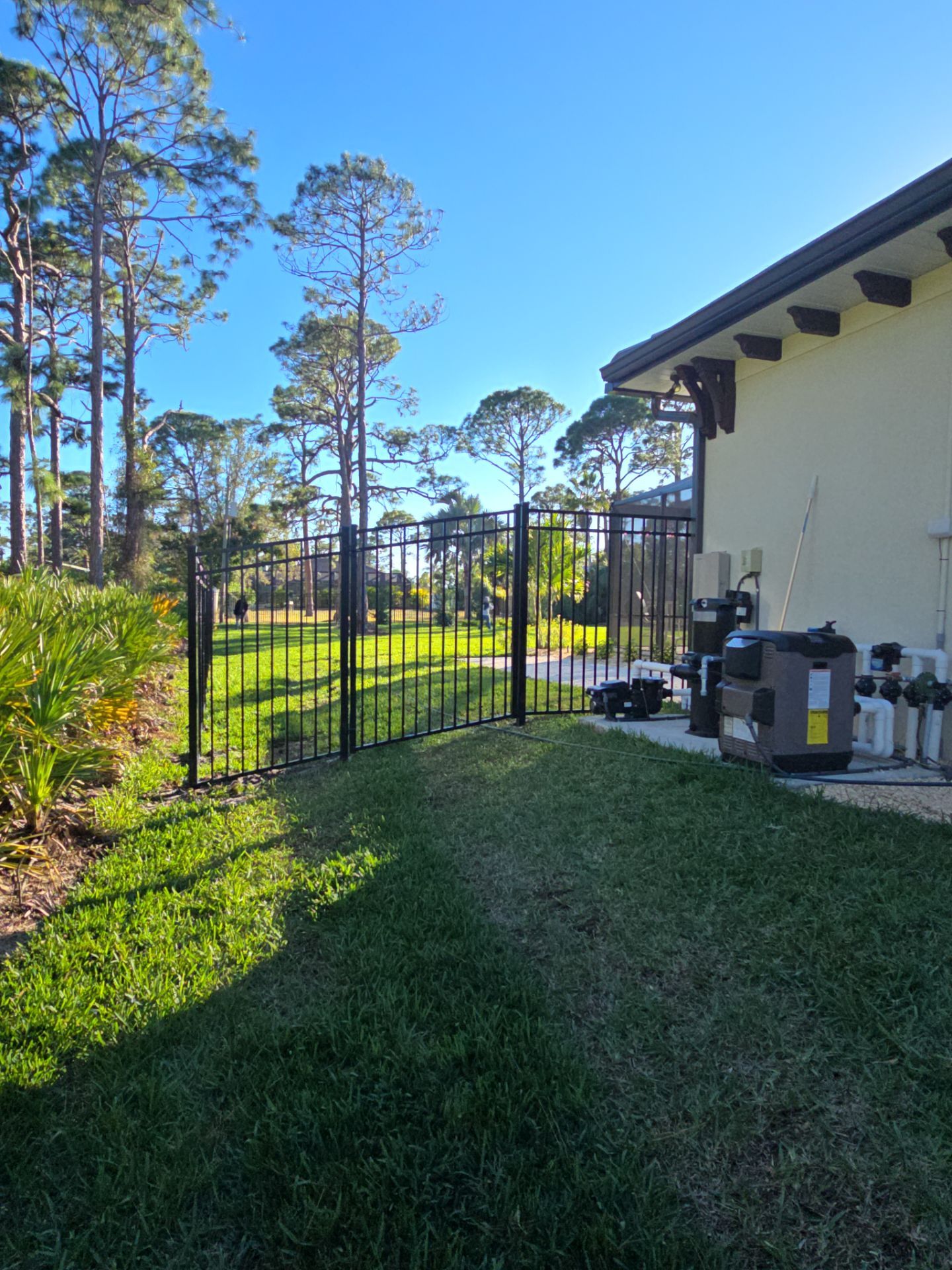 6' Commercial Aluminum Fence in Englewood by True Fence LLC