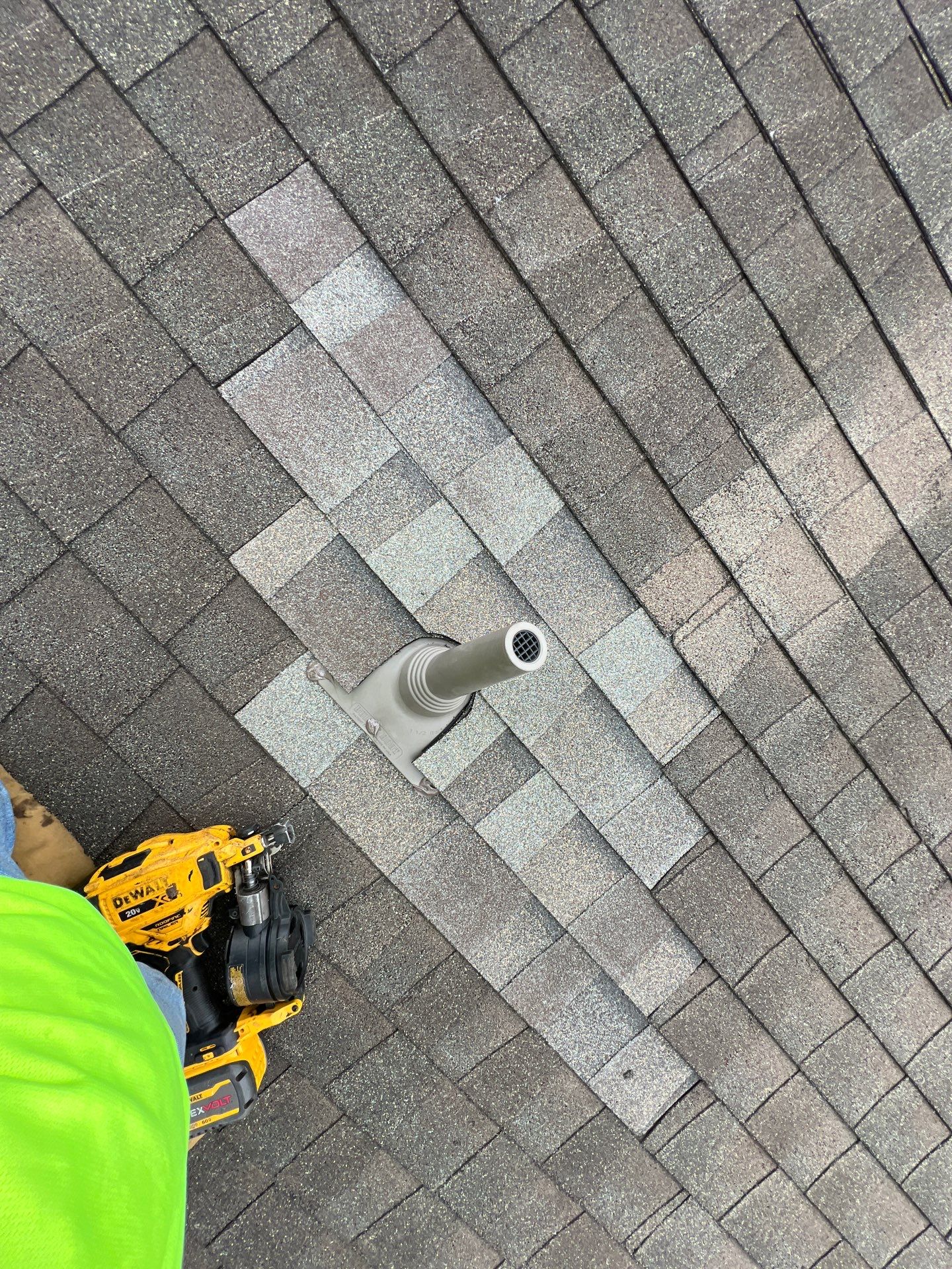 Hail Damage using Owen's Corning Duration (Lifetime) Shingles by Roof Repair Services LLC