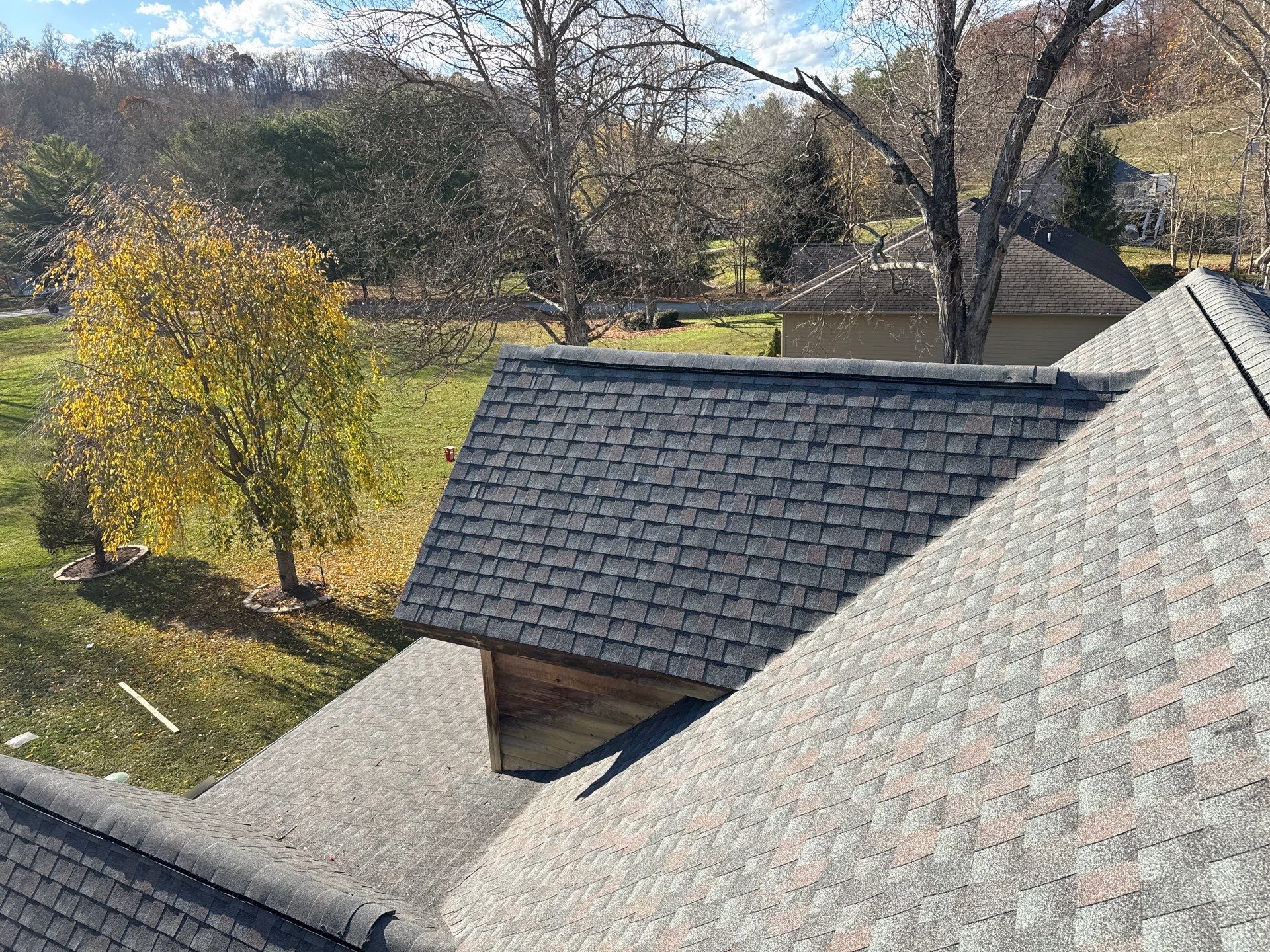Residential Roofing Installation using Timberline HDZ Shingles - Williamsburg Slate by RoofX 