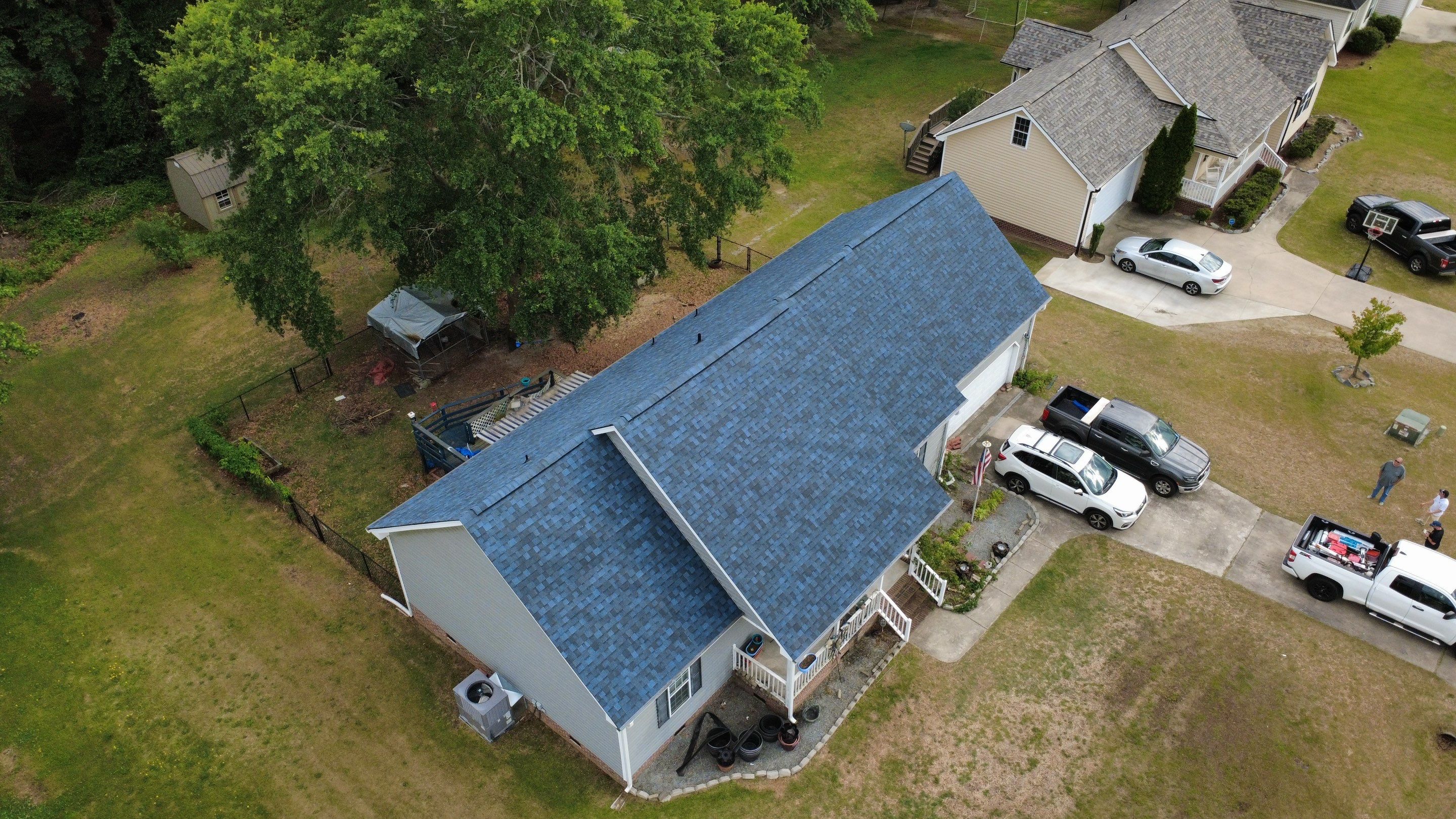 IKO Dynasty Atlantic Blue by Alpha Sky Roofing