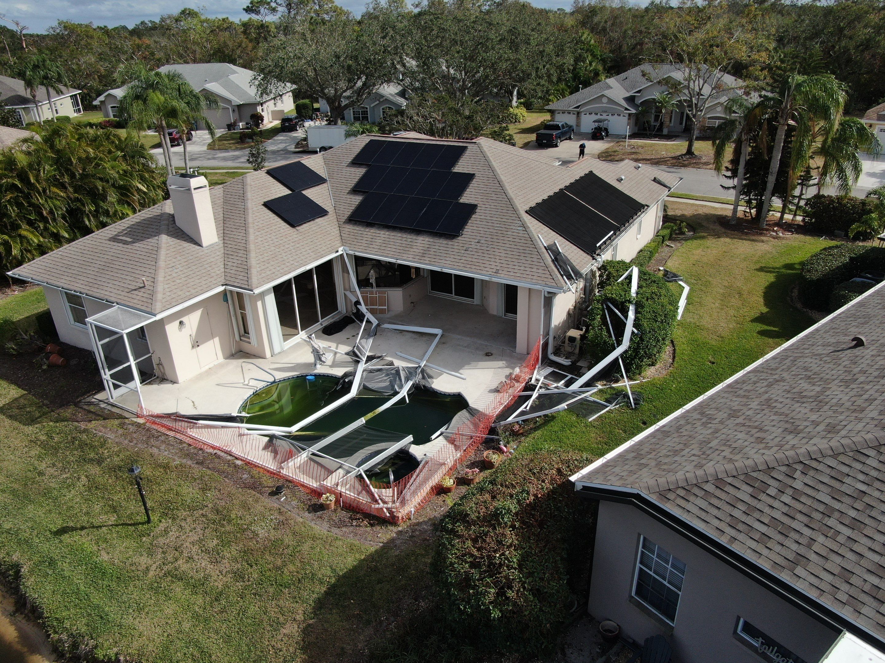 Hurricane Damage Claim in Lakewood Ranch by FLAPA & KeyStone