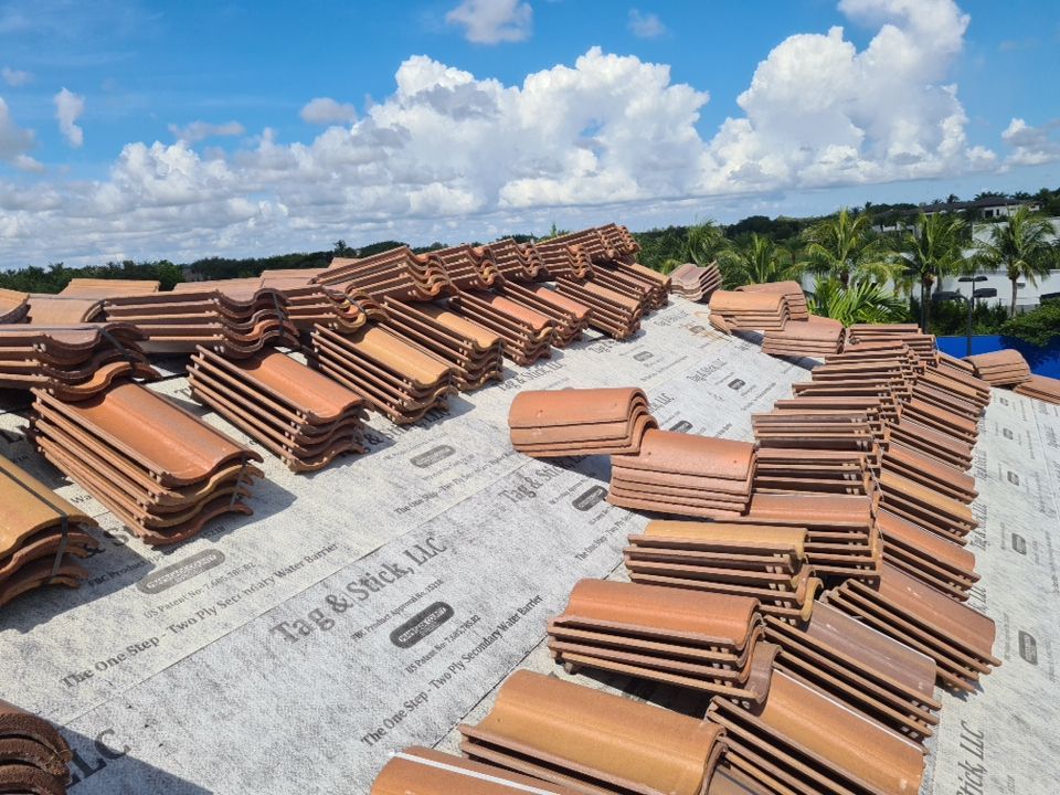 Residential Roofing Installation using Eagle Roofing Tile by BLUES BROTHERS ROOFING