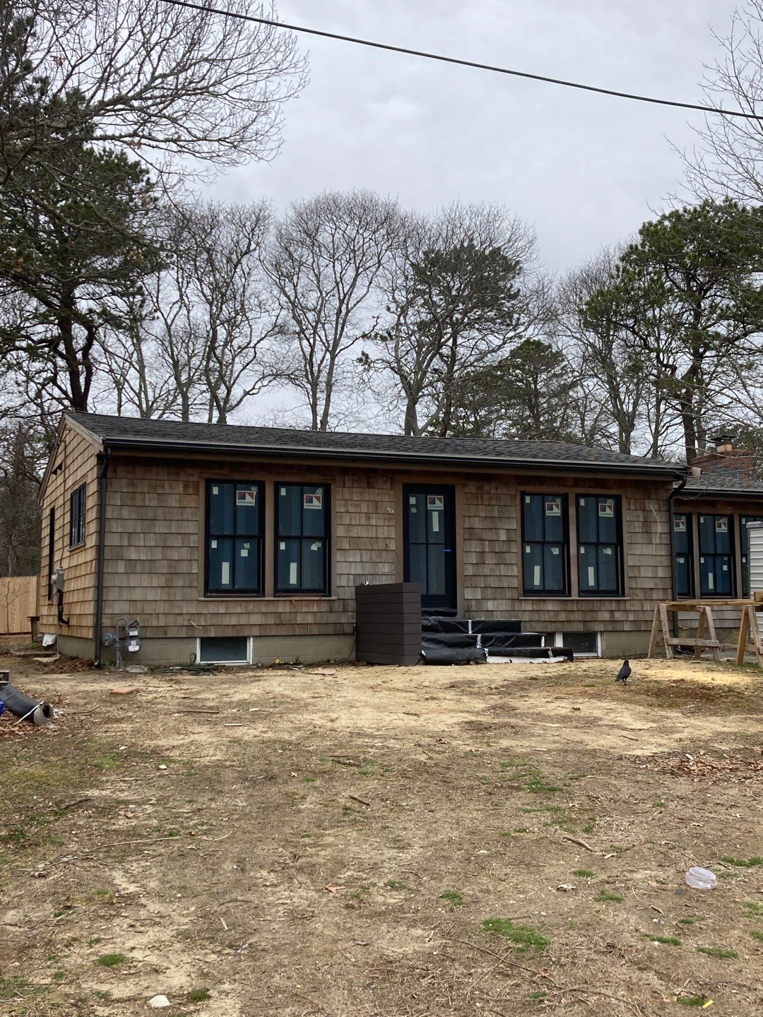 Gutter Installation using 6" Half Round Aluminum Gutter in Falmouth by Gutter Pro Enterprises