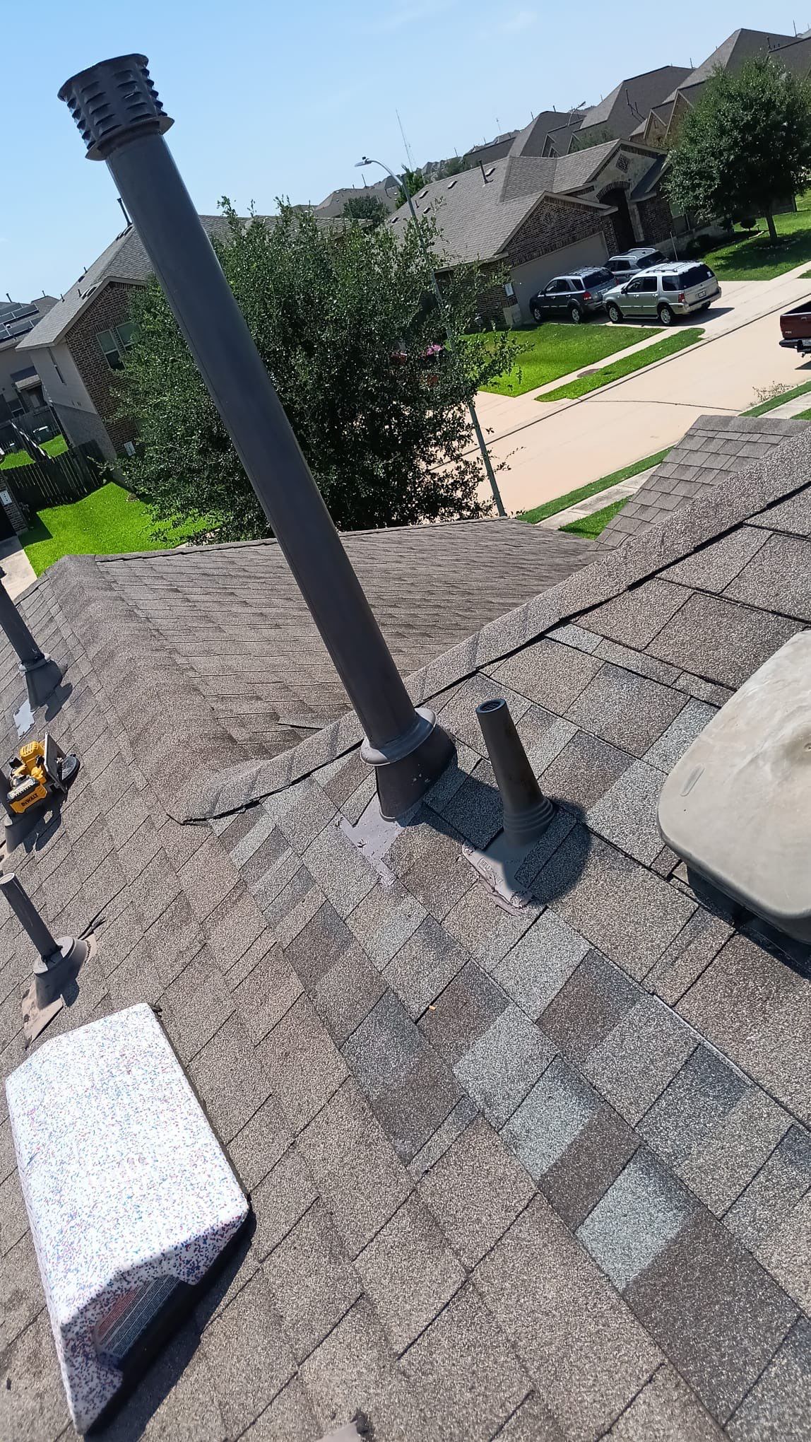 Hail Damage using Owen's Corning Duration (Lifetime) Shingles by Roof Repair Company