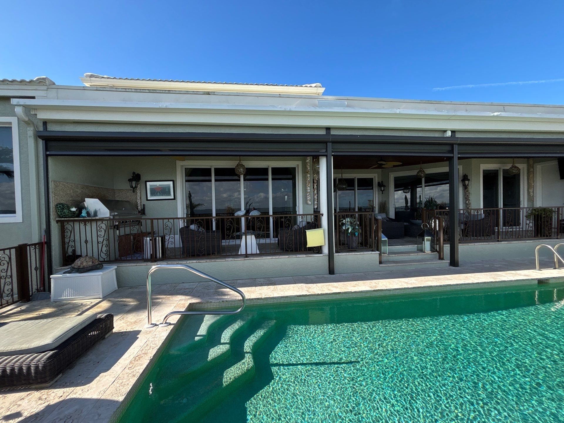 Splash Guard Gutters for Coastal Homes in Longboat Key FL by Gutter Professors