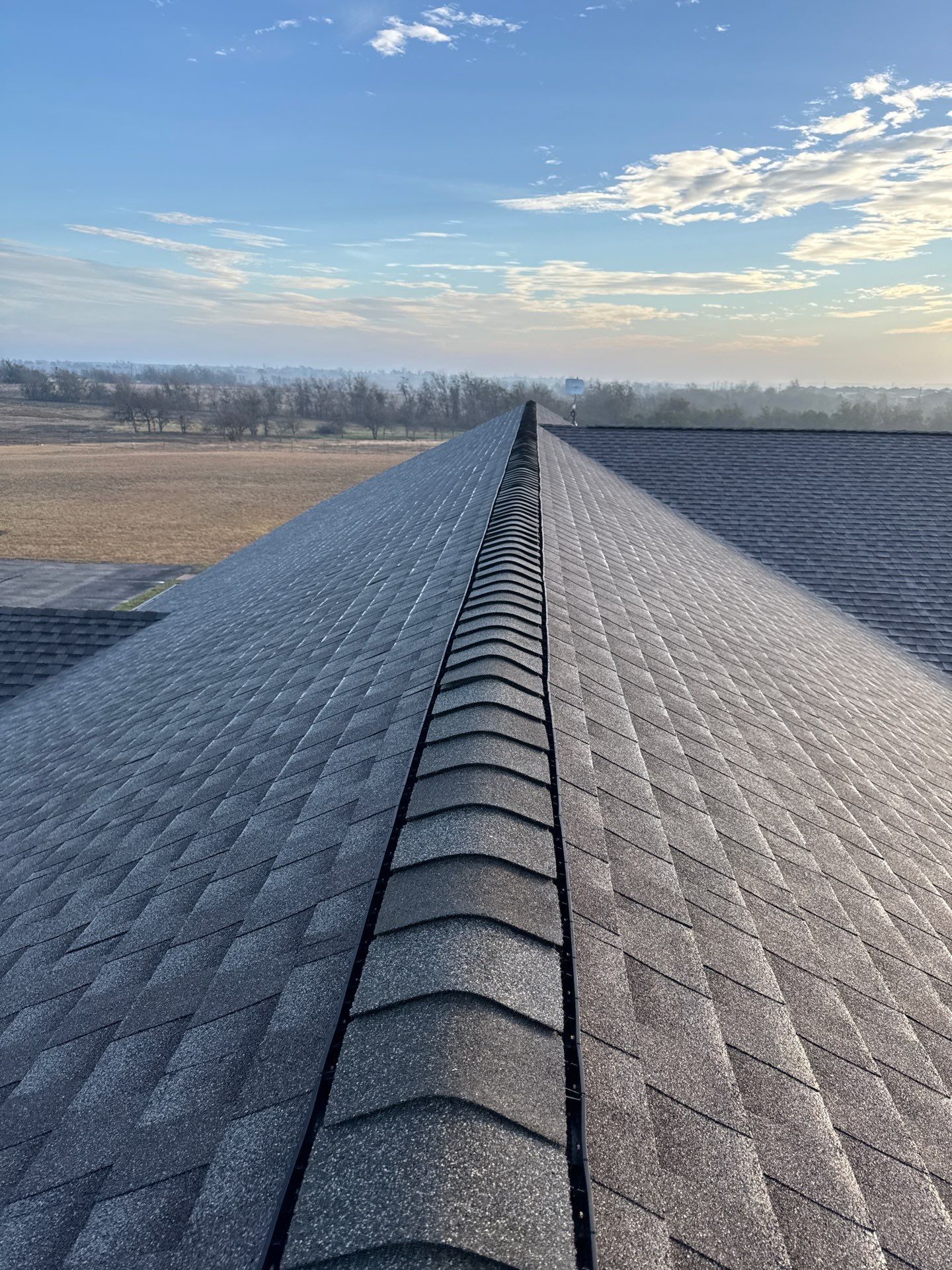 Commercial Roofing Installation using GAF - HDZ - Weathered Wood by Action Exteriors Austin