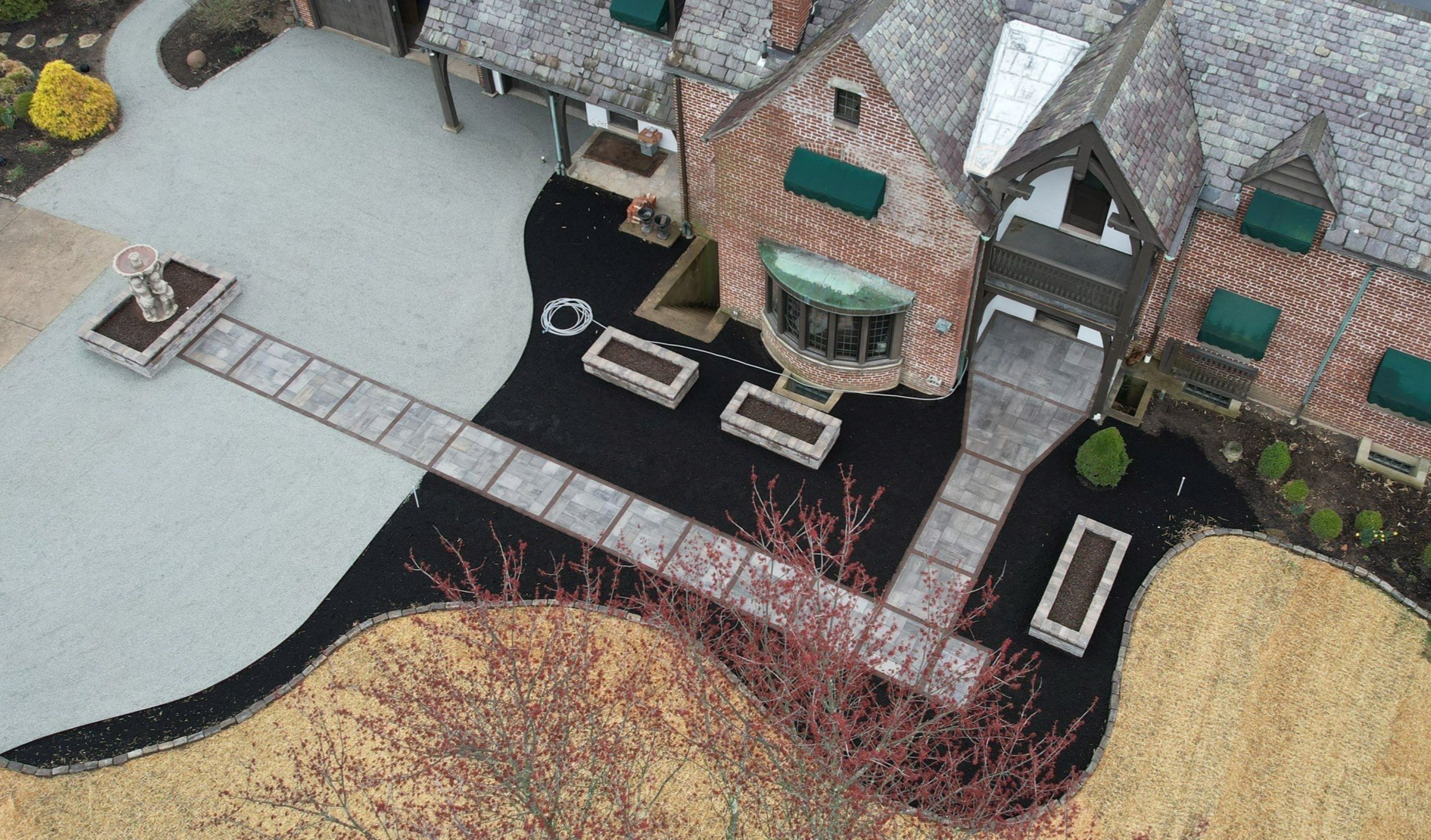 Hardscape Design & Install using Unilock Products by Reisenberg’s Lawn & Landscape, LLC