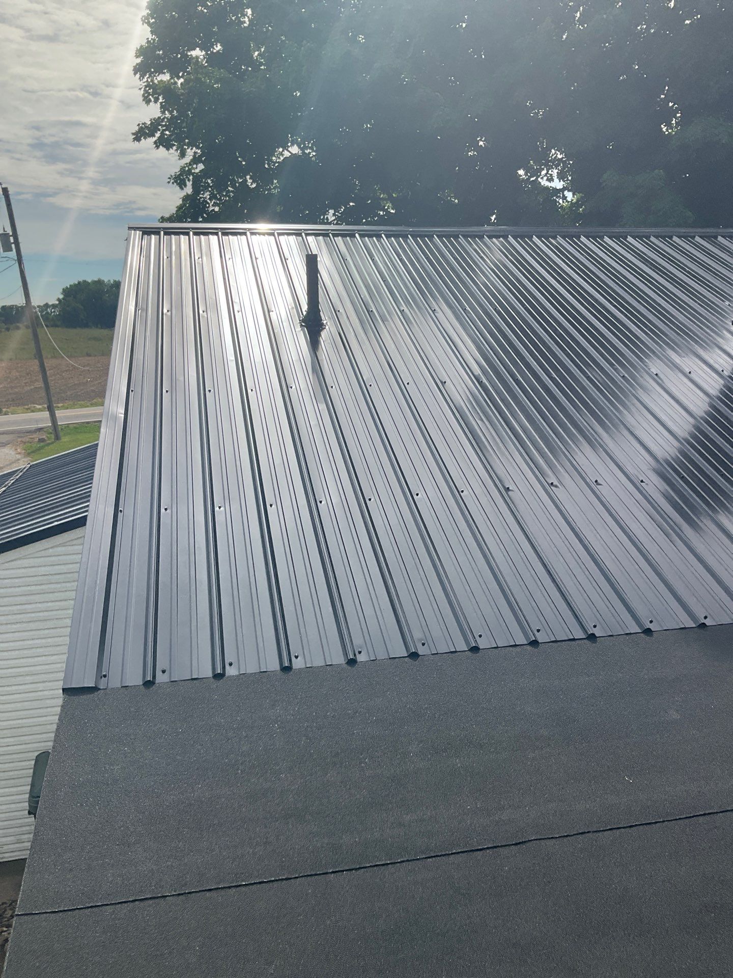 Alpha Rib, Color, Black by Eagle Eye Roofing