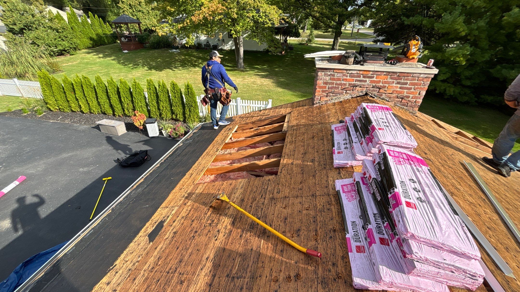 Roof Replacement using Owens Corning Slatestone Gray by 180 Contractors