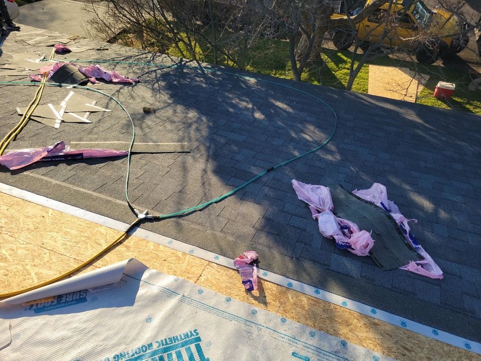 Residential Roofing Installation using Owens Corning Roofing Shingles by Byers Enterprises 