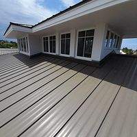 .032 Aluminum 1.5" Mechanical Seam Medium Bronze by Total Roofing System The Metal Roof Experts