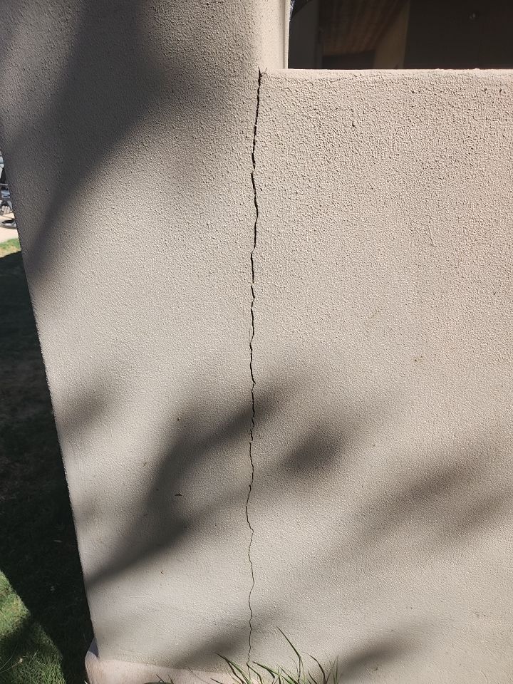 Significant Stucco Damage and Repair by Regal Renovate