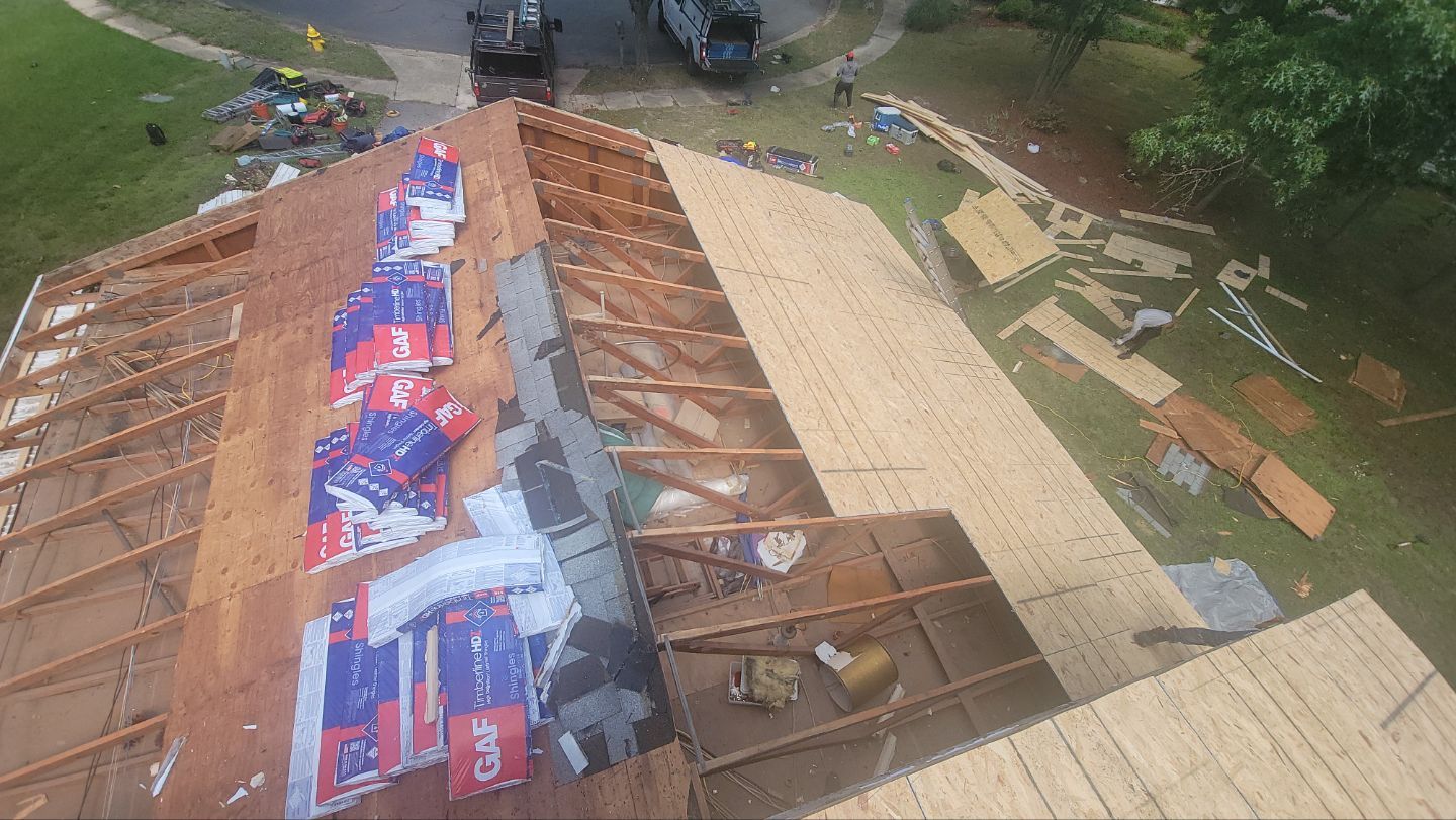 Roof Installation using GAF Timberline HDZ by ExteriorPros