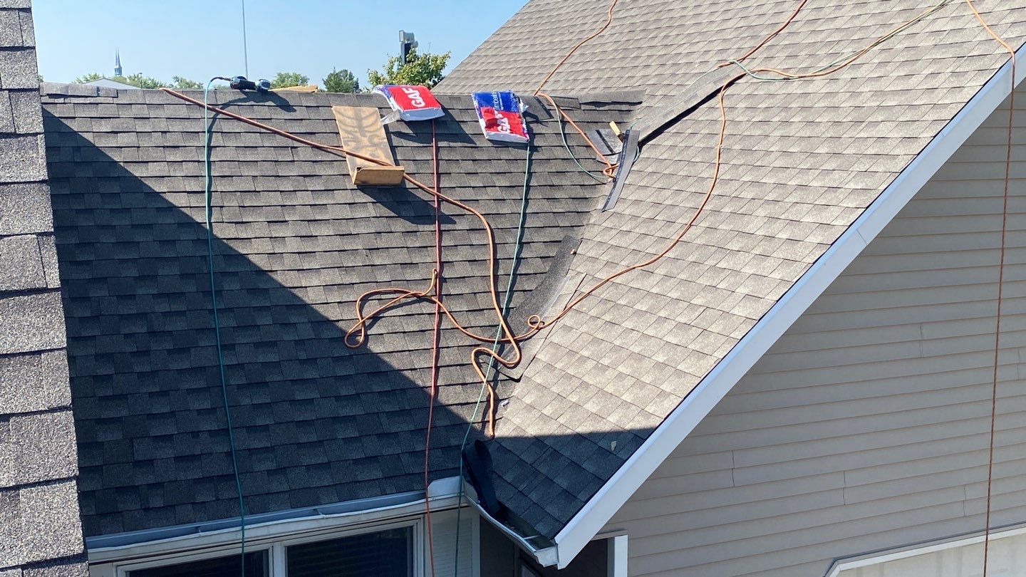 Residential Roofing Installation using GAF Timberline HDZ Weathered Wood by Nitro Roofing and Construction