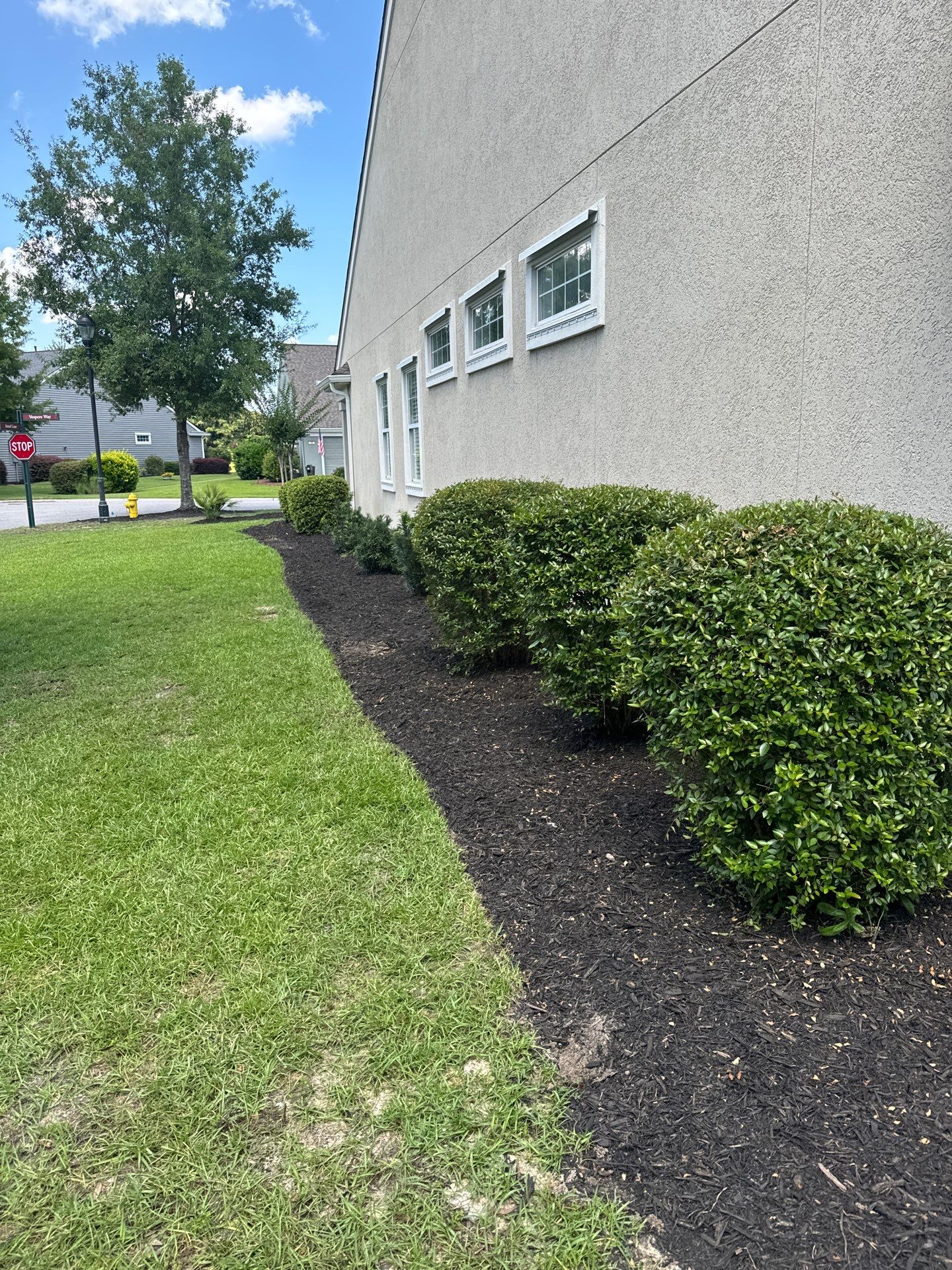 Residential Landscape Refresh and Full Mulch Installation by Lowcountry Scapes, LLC