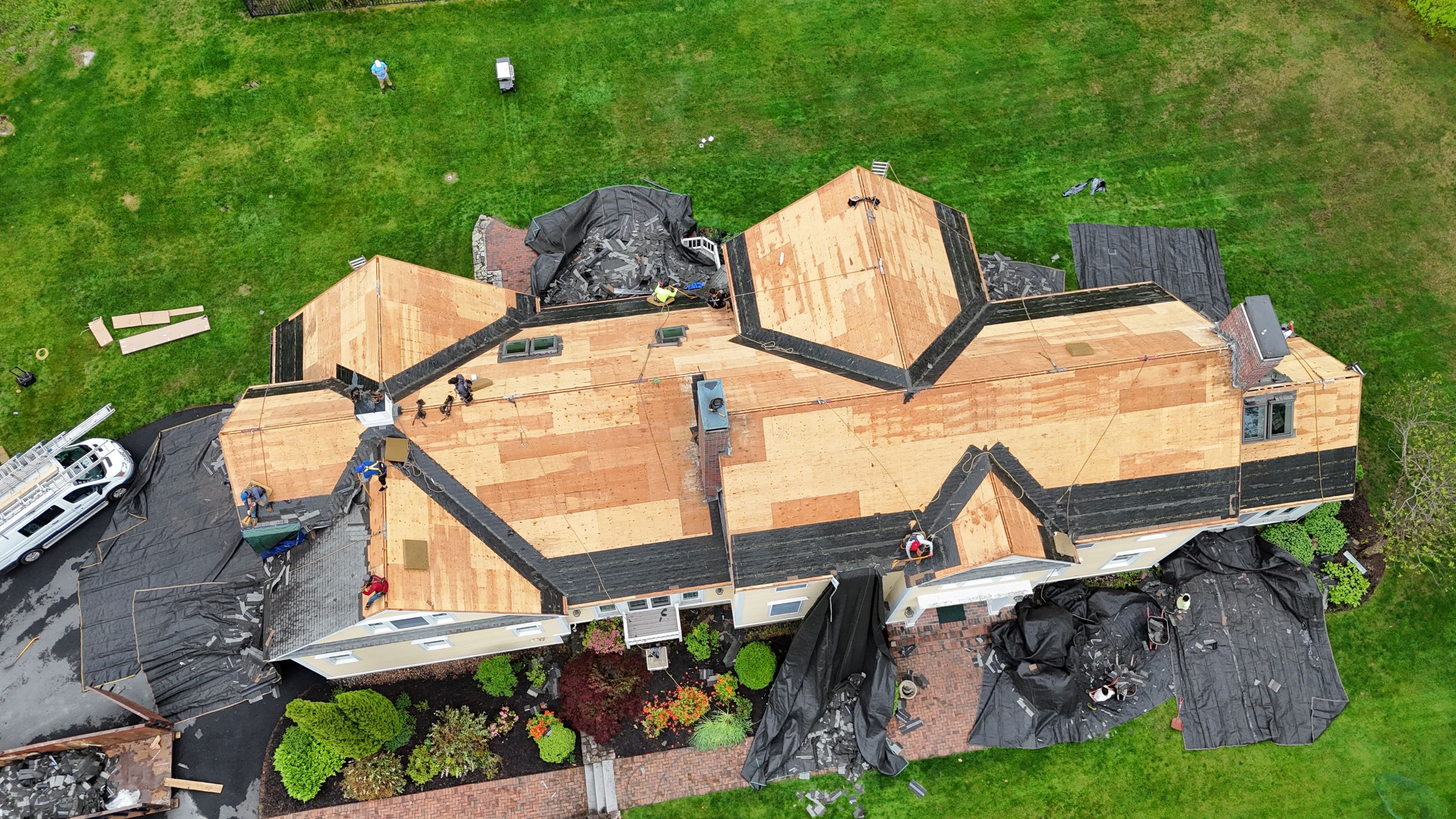 Roof Replacement with Owens Corning Shingles and Copper Flashing by Mighty Dog Roofing of Greater Middlesex County