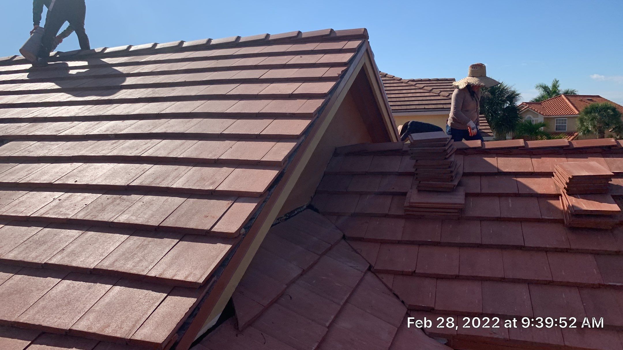 Residential Roofing Installation using Eagle Roofing Tile by BLUES BROTHERS ROOFING