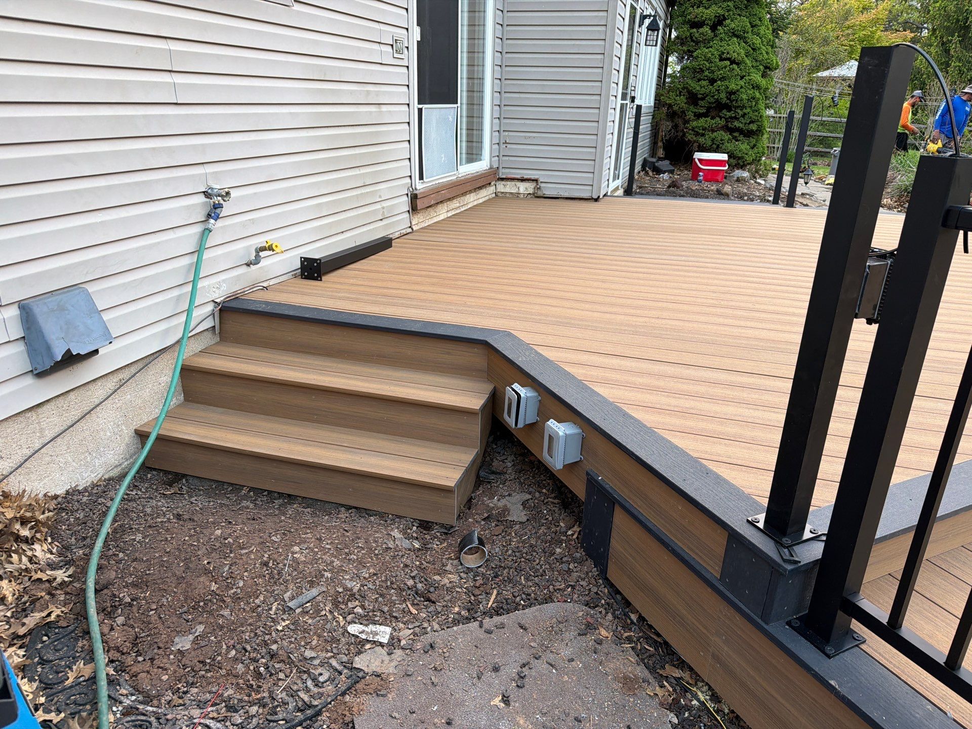 Deck Resurface In Richboro PA With Pergola by deck guardian
