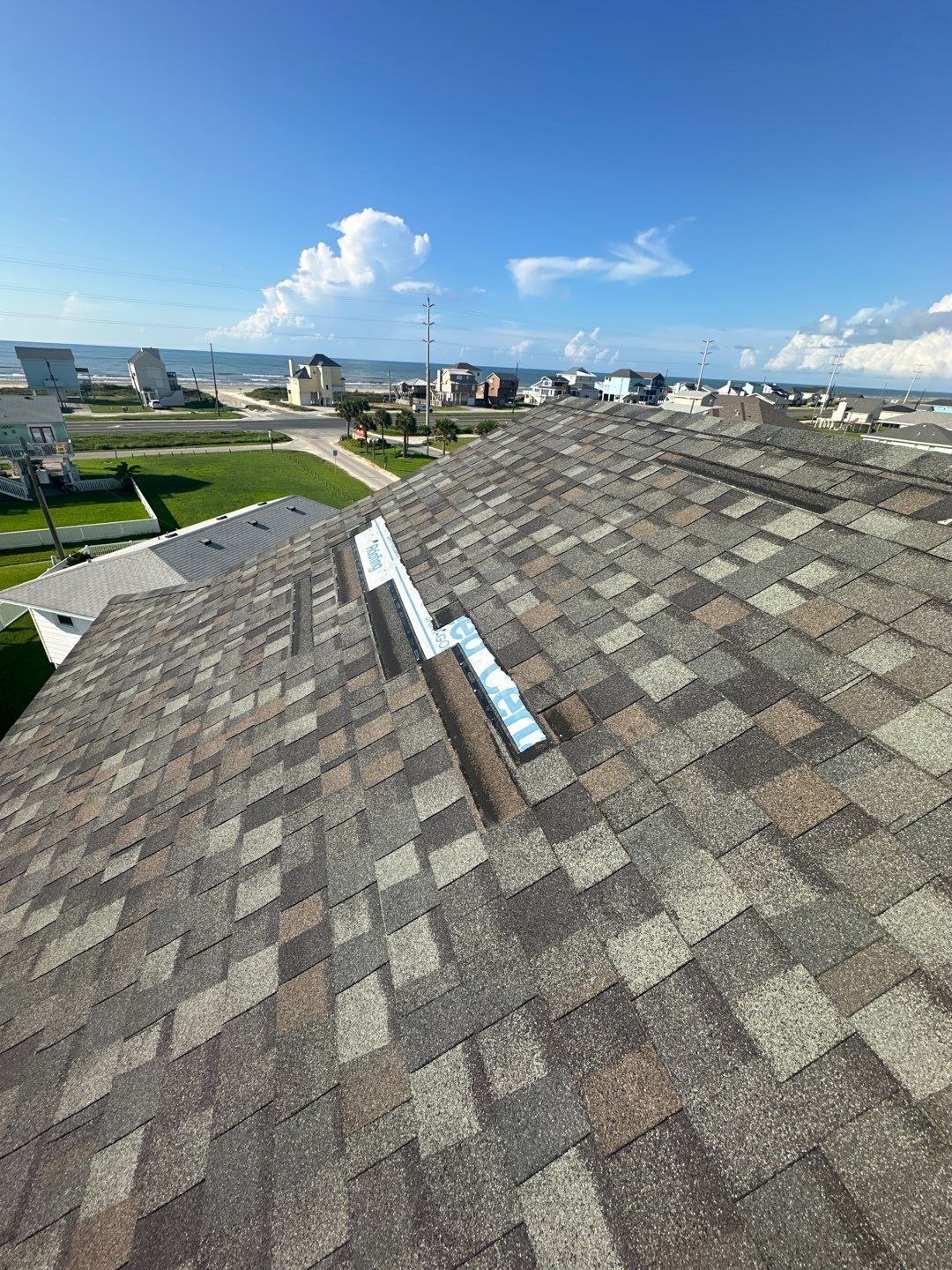 Hail Damage using Owen's Corning Duration (Lifetime) Shingles by Roof Repair Company