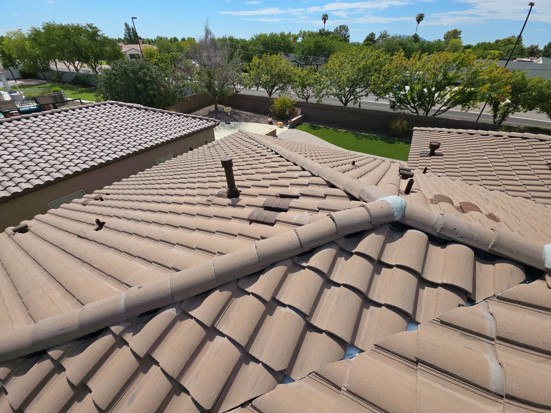 Recent Rain and Storm Damage in Gilbert by Weather-Tite Roofing