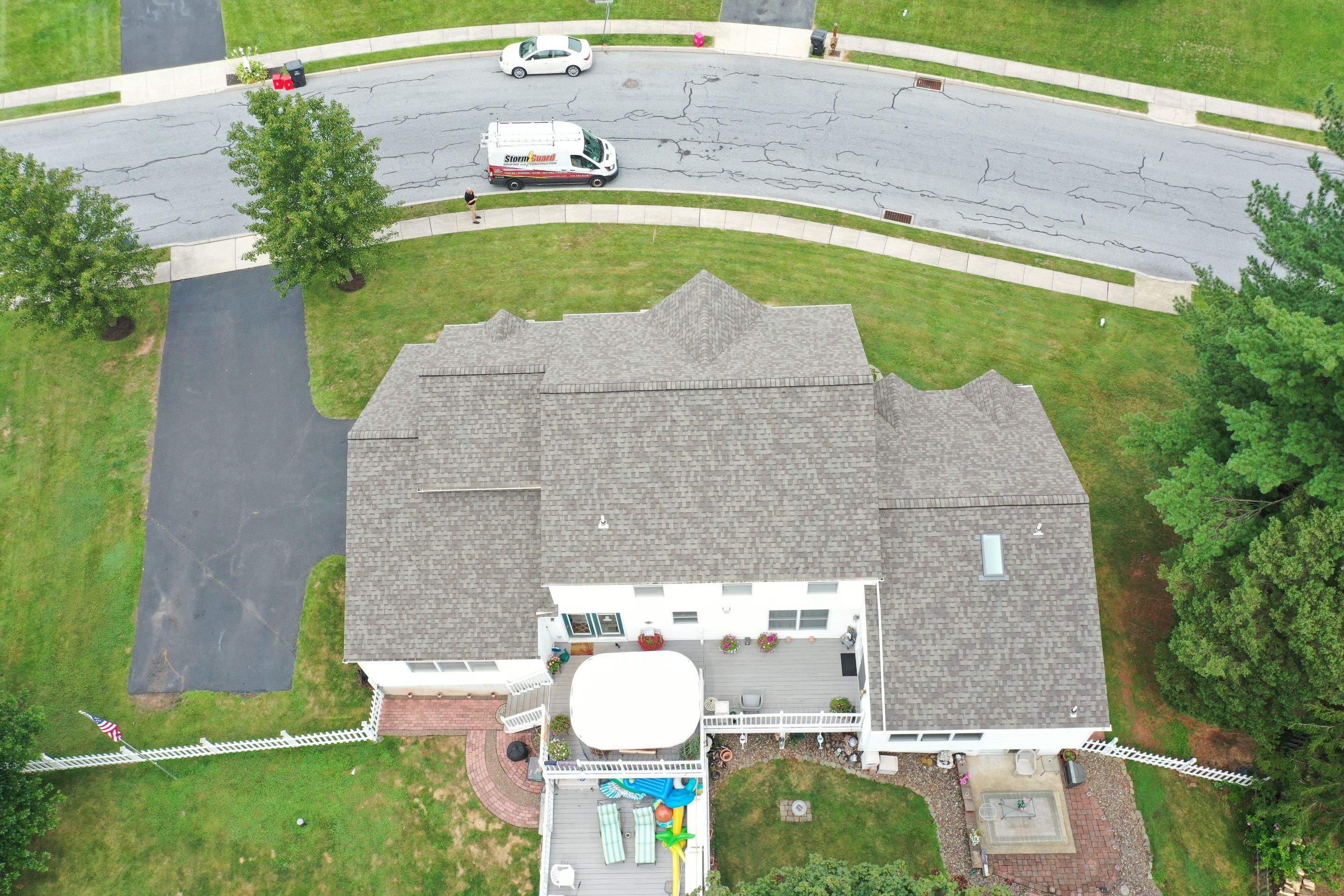 Roofing Installation using CertainTeed Landmark - Weathered Wood by Storm Guard of Ches-Mont PA