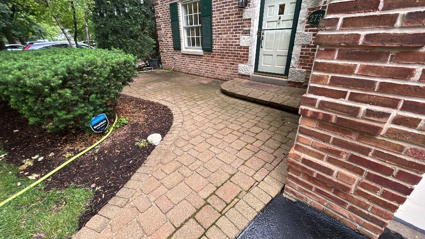 brick paver repair, clean and seal using Surebond SB-1300 by Northern Power Washing LLC.