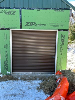 Door Installation using TracRite Rollup Door