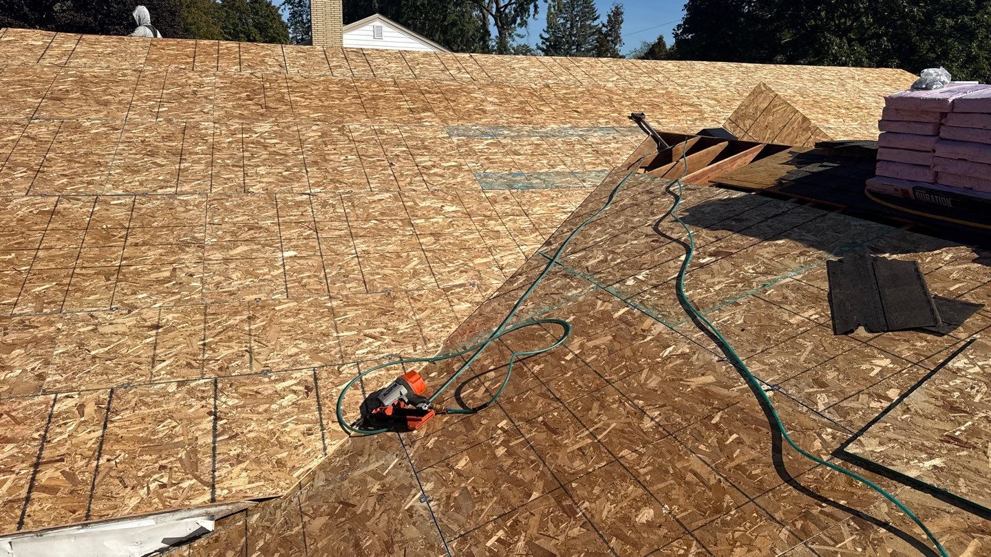 Roof Replacement using Owens Corning Williamsburg Grey by 180 Contractors