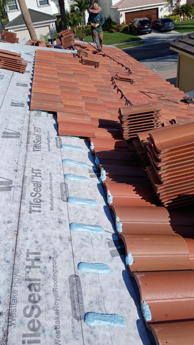 Residential Remodel using WestLake Roofing Tile by BLUES BROTHERS ROOFING