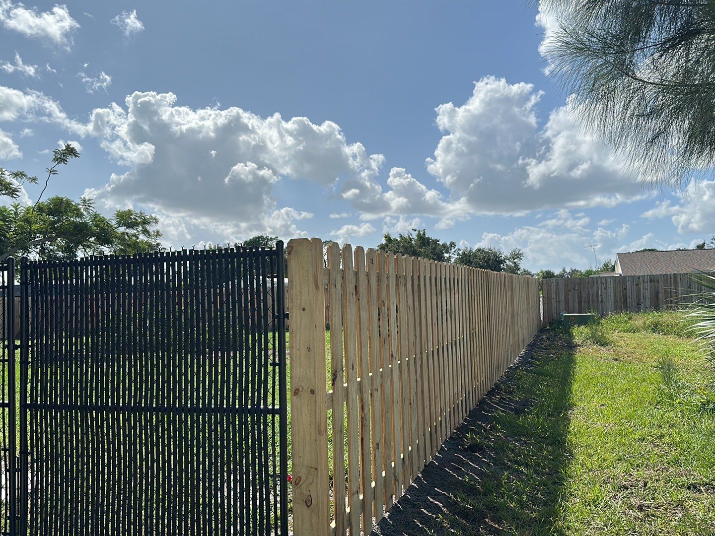 Wood Fence Installation using Wood Pressure Treated Fence  by Asap fence and gates, LLC