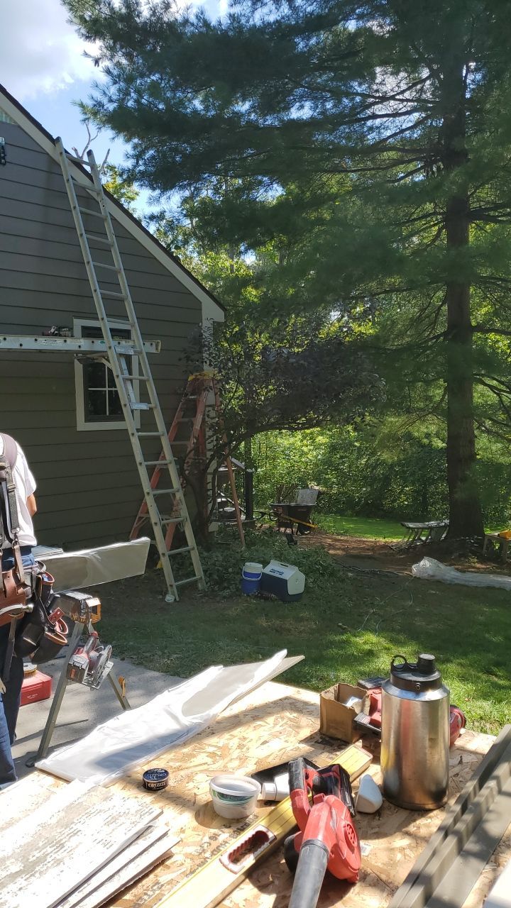 New Siding using James Hardie Siding  by Absolute Roofing and Construction