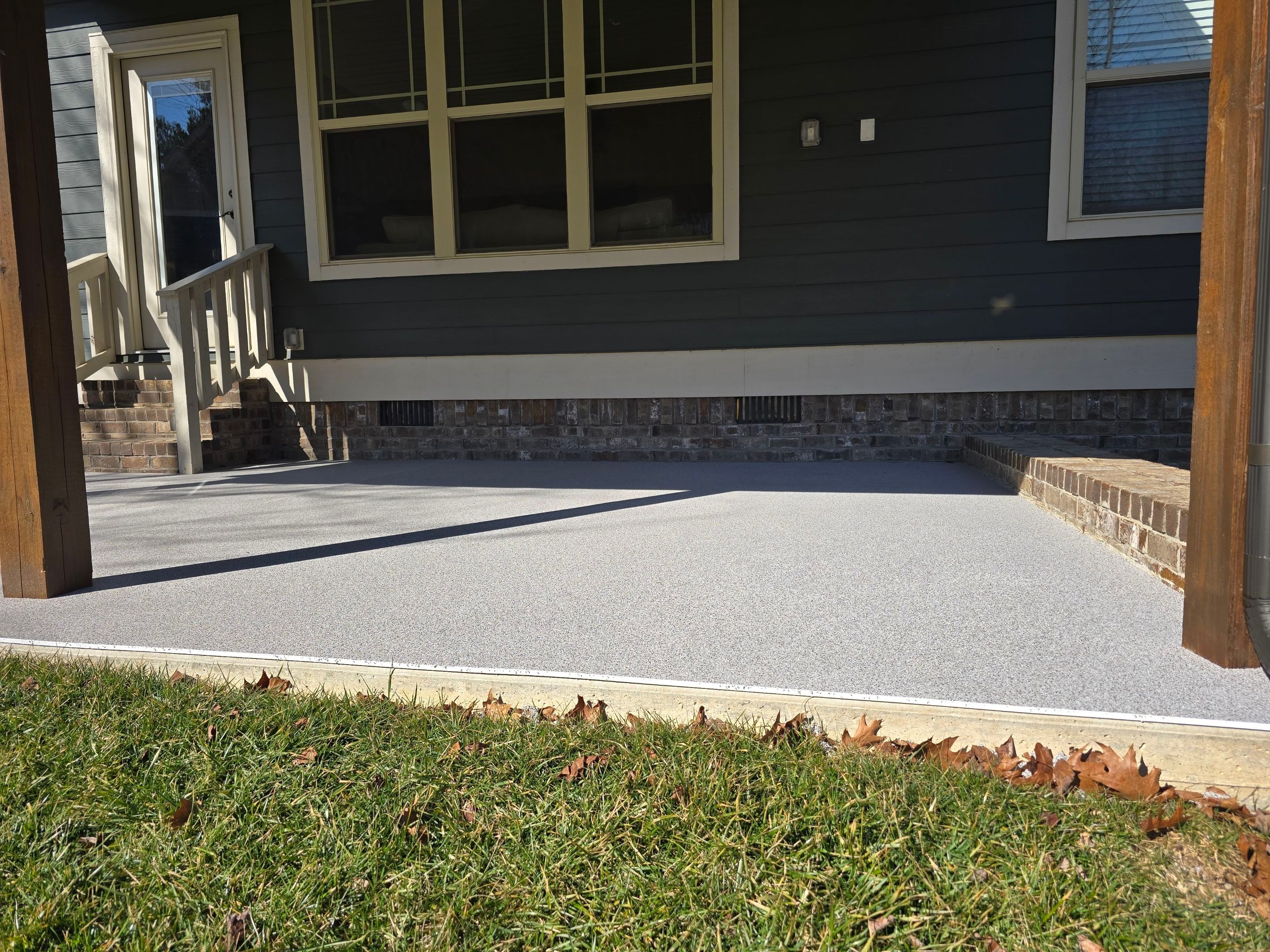 Back Porch using Riverbank Quartz by Elite Floor Solutions