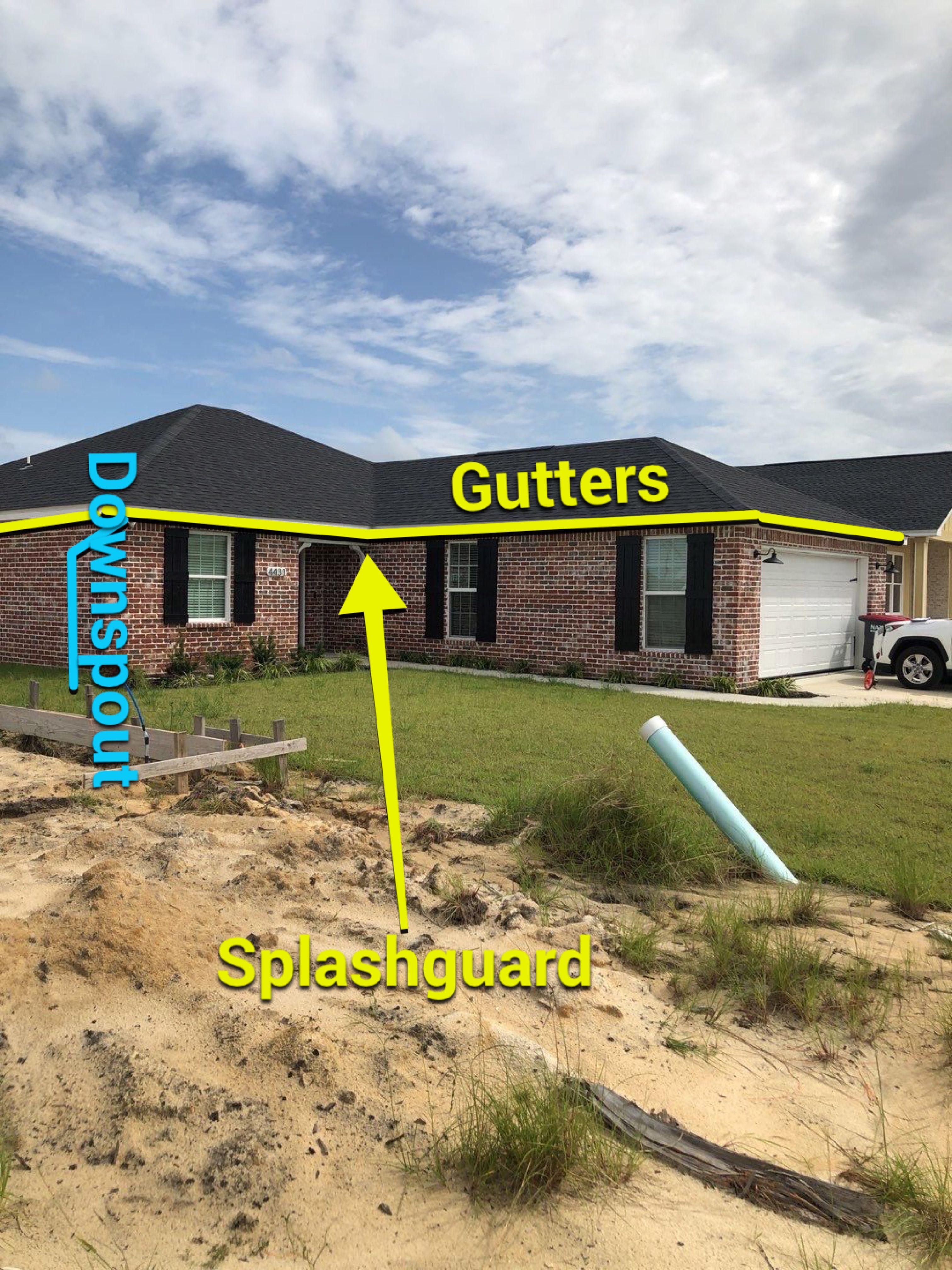 Gutter Installation using K-Style Seamless Gutters by Gutter Professors
