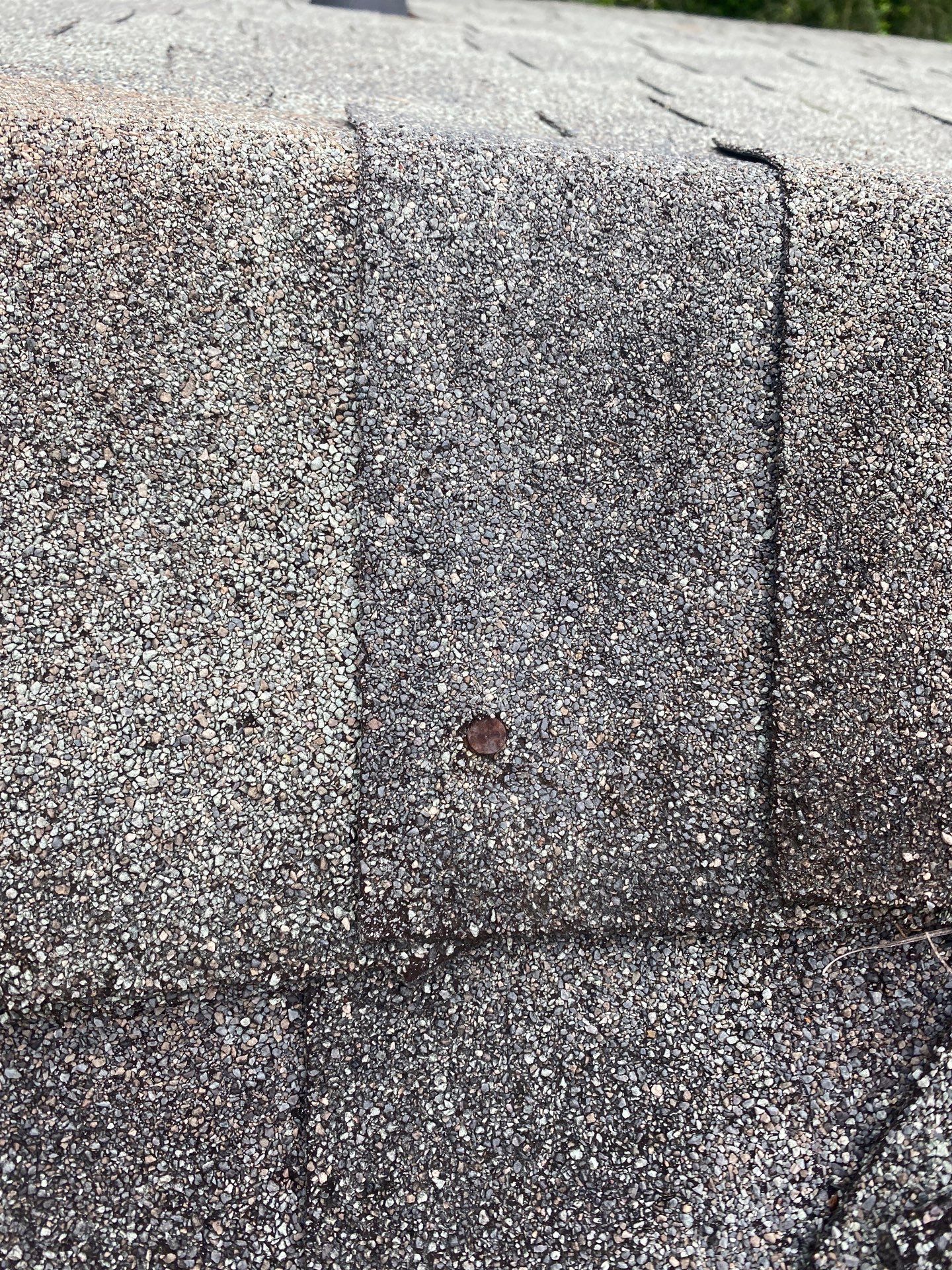Hail Damage using Owen's Corning Duration (Lifetime) Shingles by Roof Repair Company