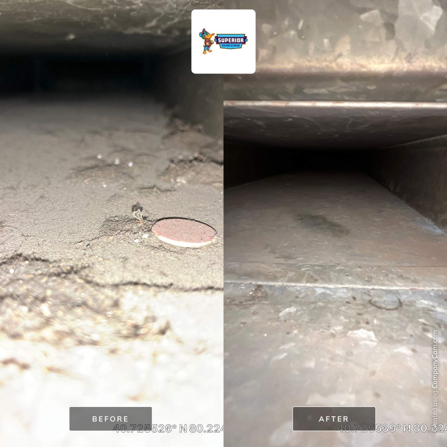 Air Duct Cleaning With a Vacuum Truck in Rochester, PA by Superior Air Duct Cleaning