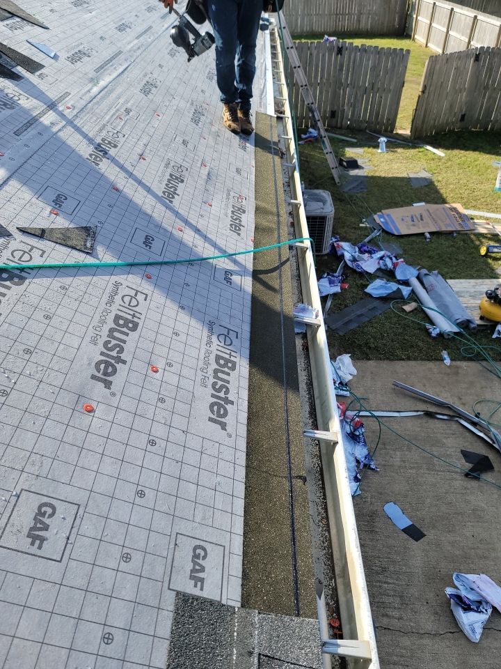 Residential Roofing Installation using Roof Replacement by American Roofing & Construction LLC