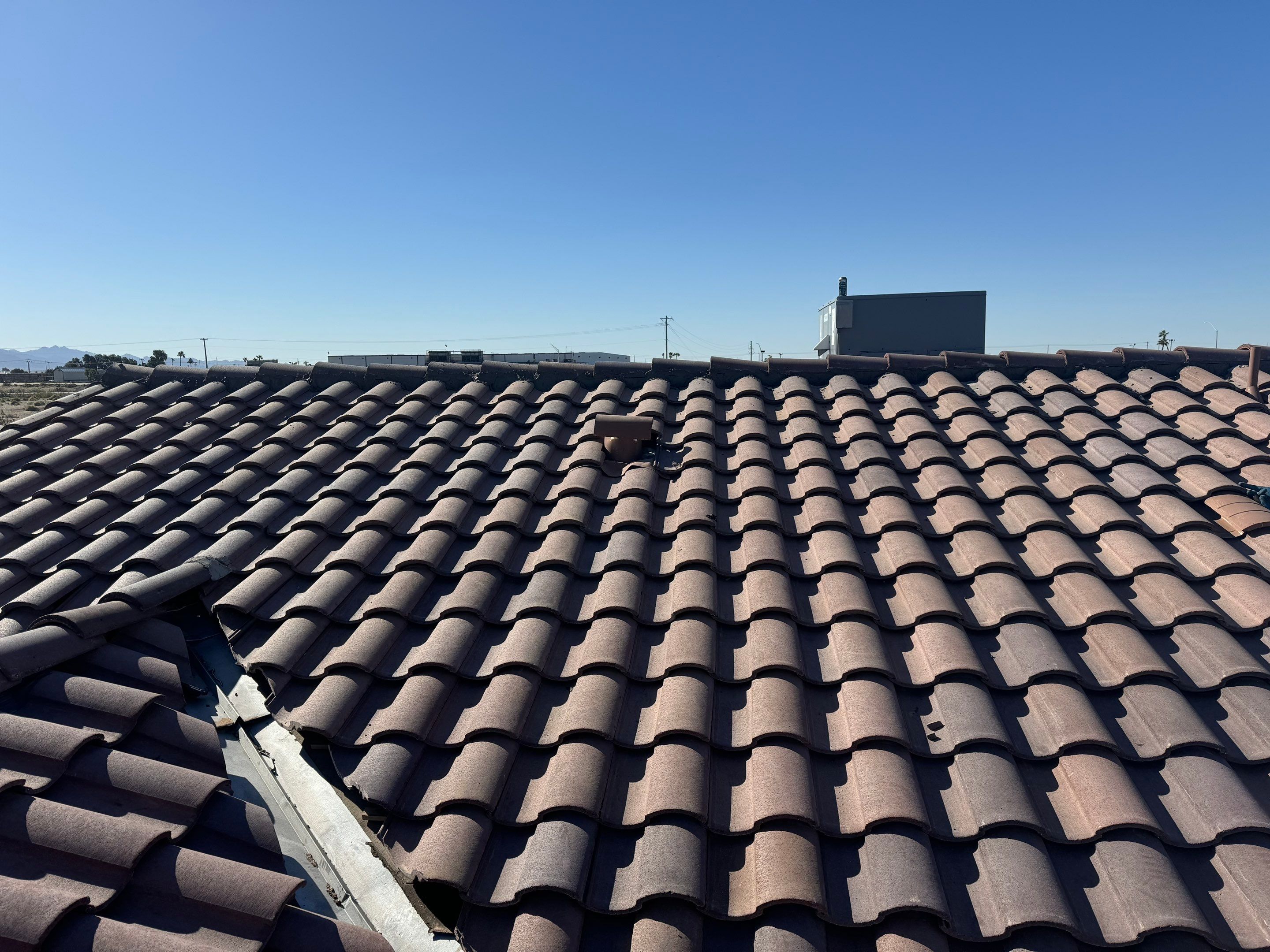 Mocha Range Concrete Tile by Reimagine Roofing