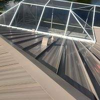 24ga 1.5" Mechanical Seam Buckskin  by Total Roofing System The Metal Roof Experts