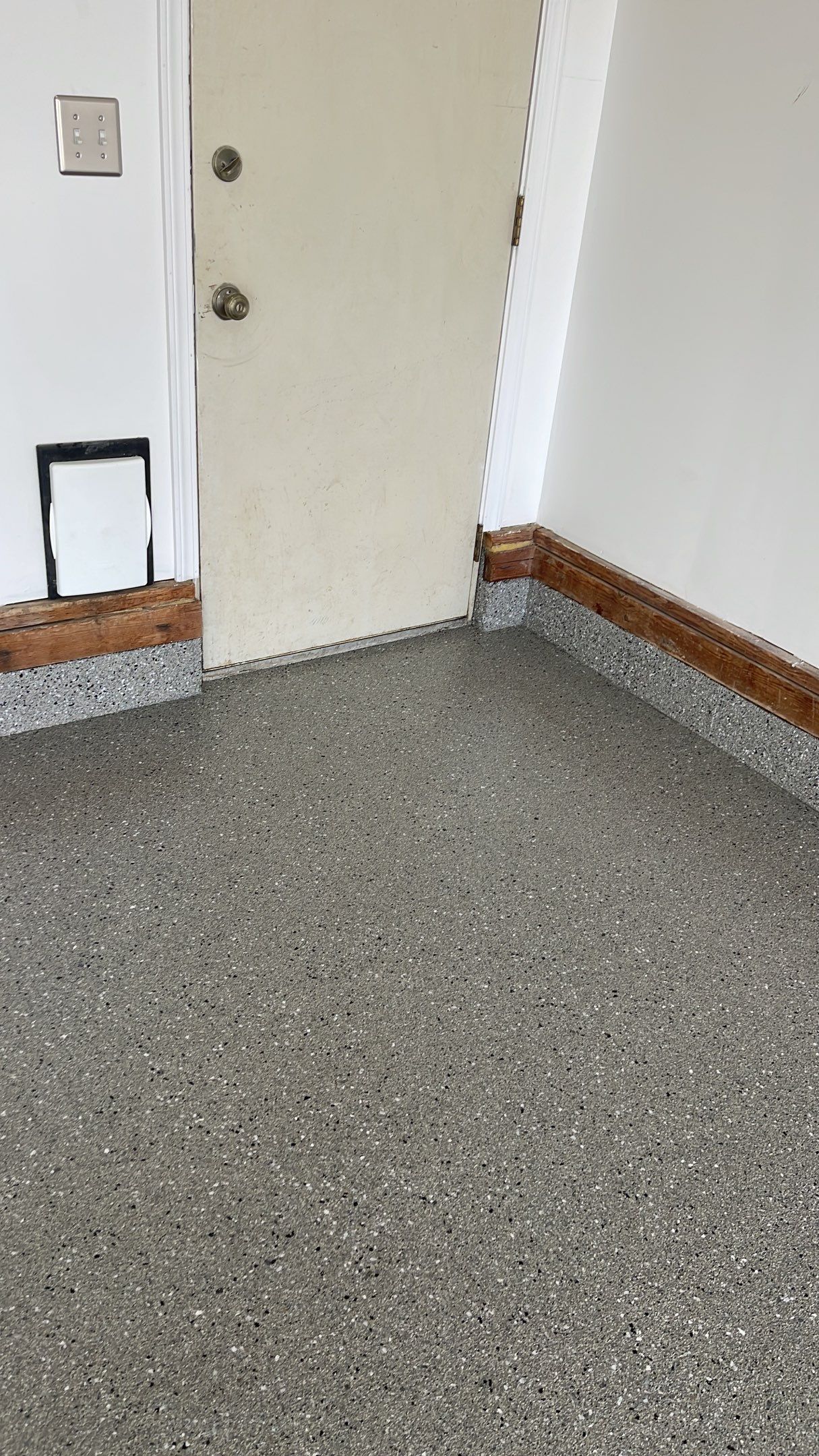 Garage, Walkway and Shop Transformation using Shale Hybrid by Croc Coatings, LLC