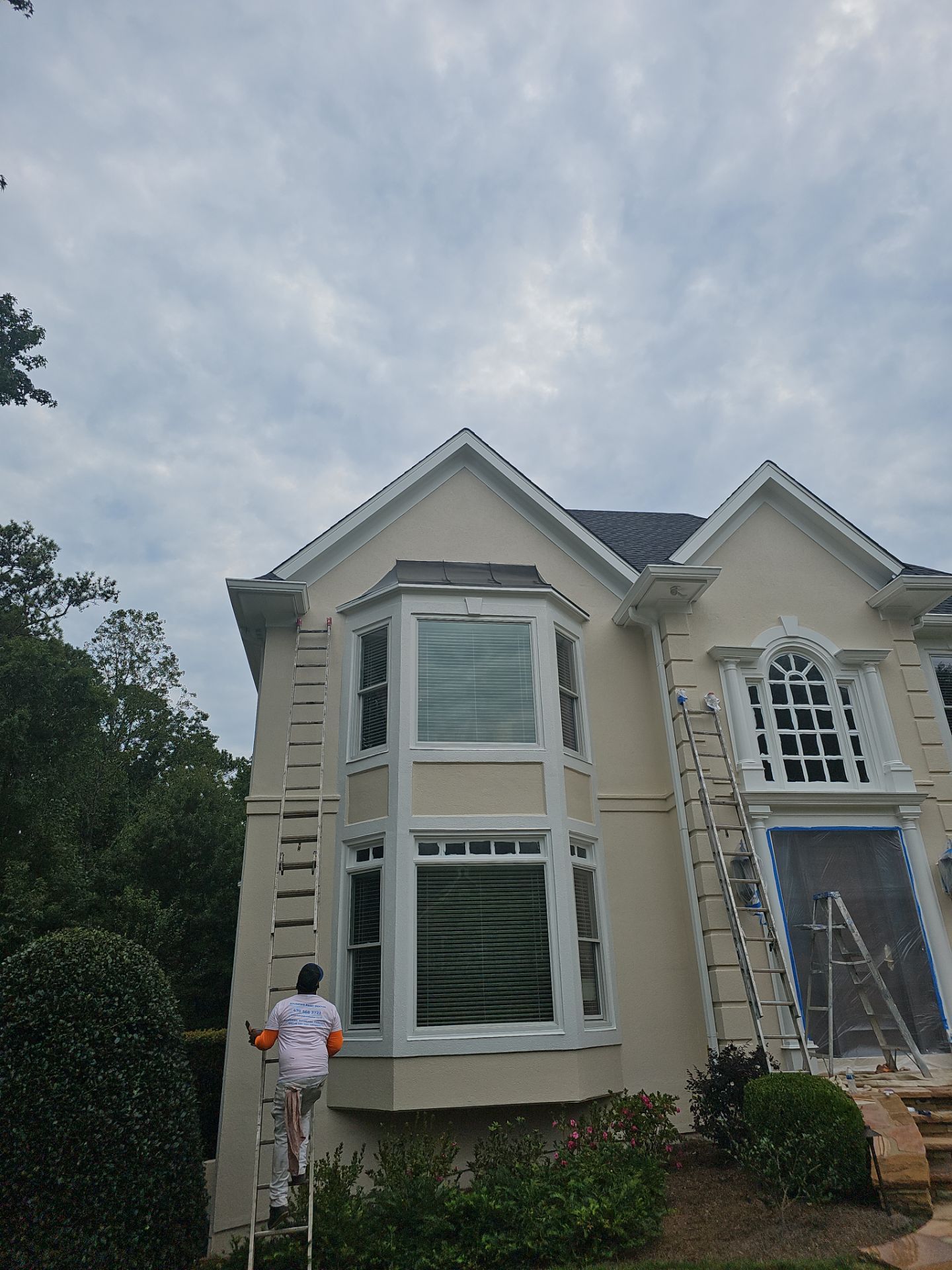 Exterior Transformation in Jonhs Creek by Atlanta's Paint Doctor